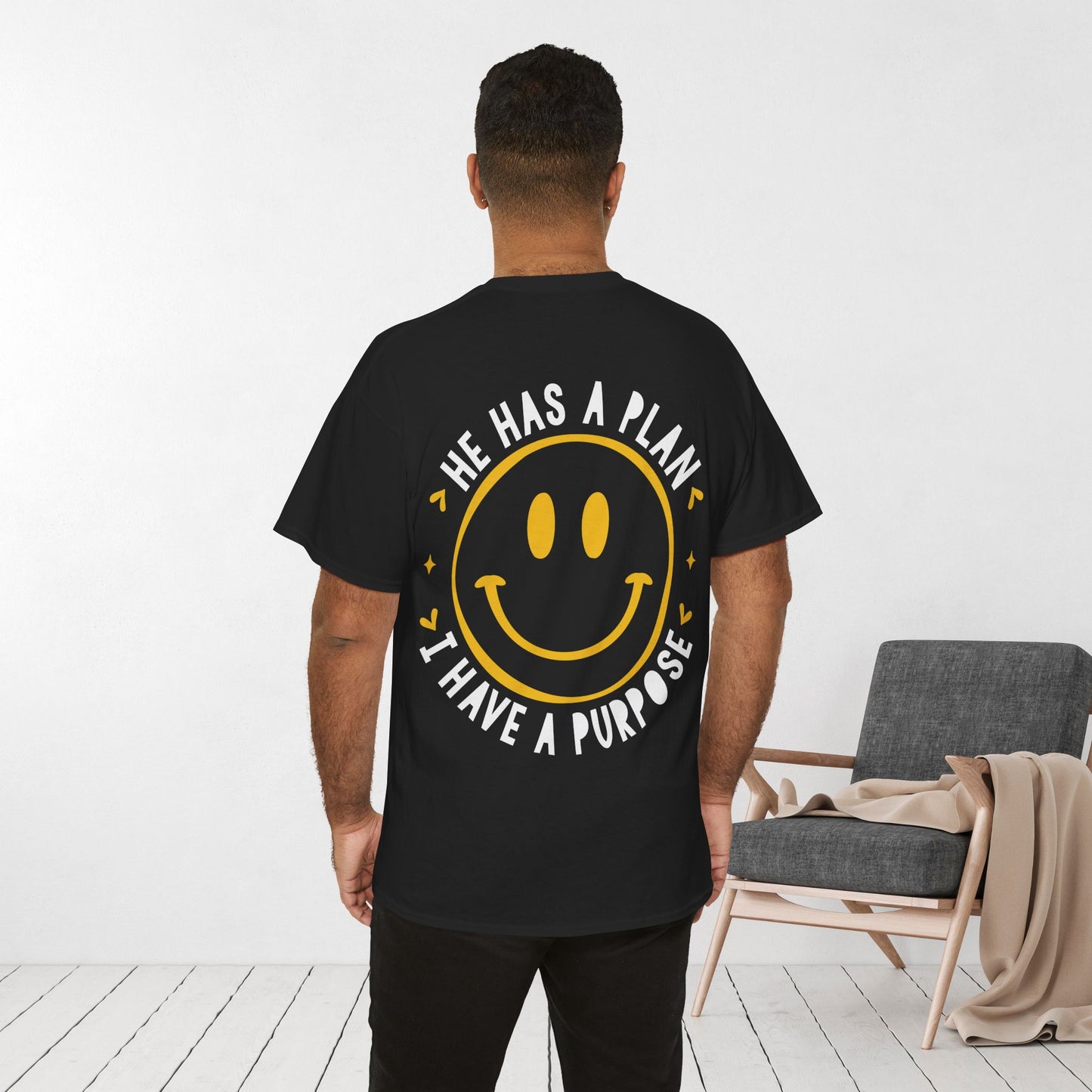 He Has a Plan, I Have a Purpose Heavy Cotton Tee