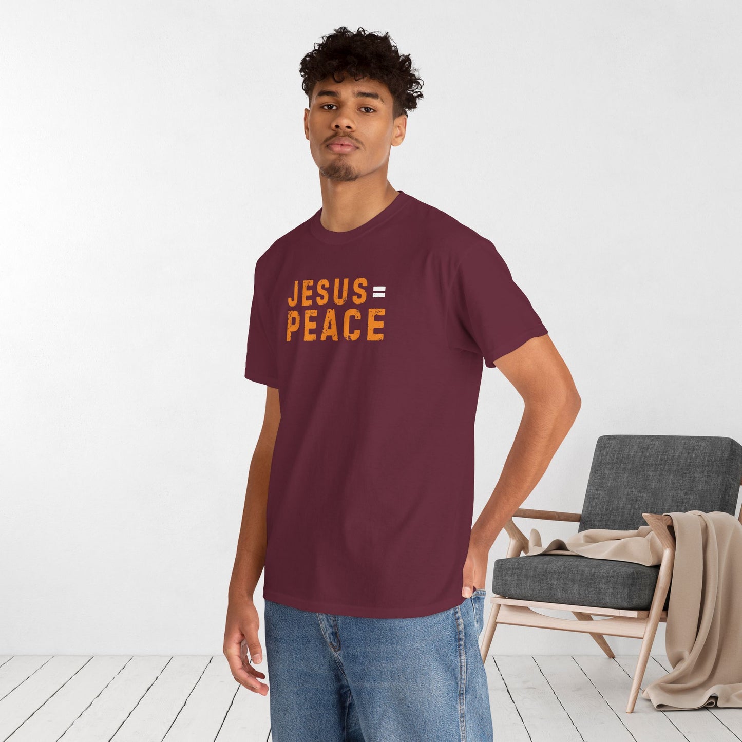 Jesus is Peace Heavy Cotton Tee