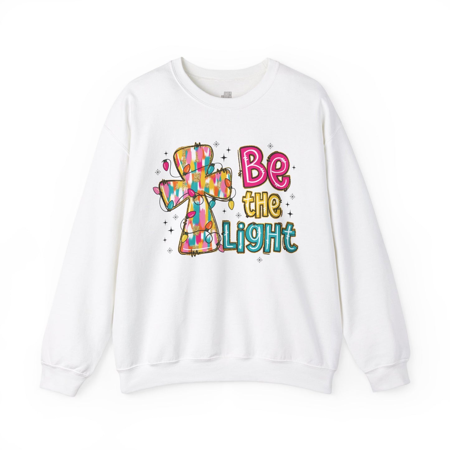 Be The Light Christian Sweatshirt - Christmas Pullover