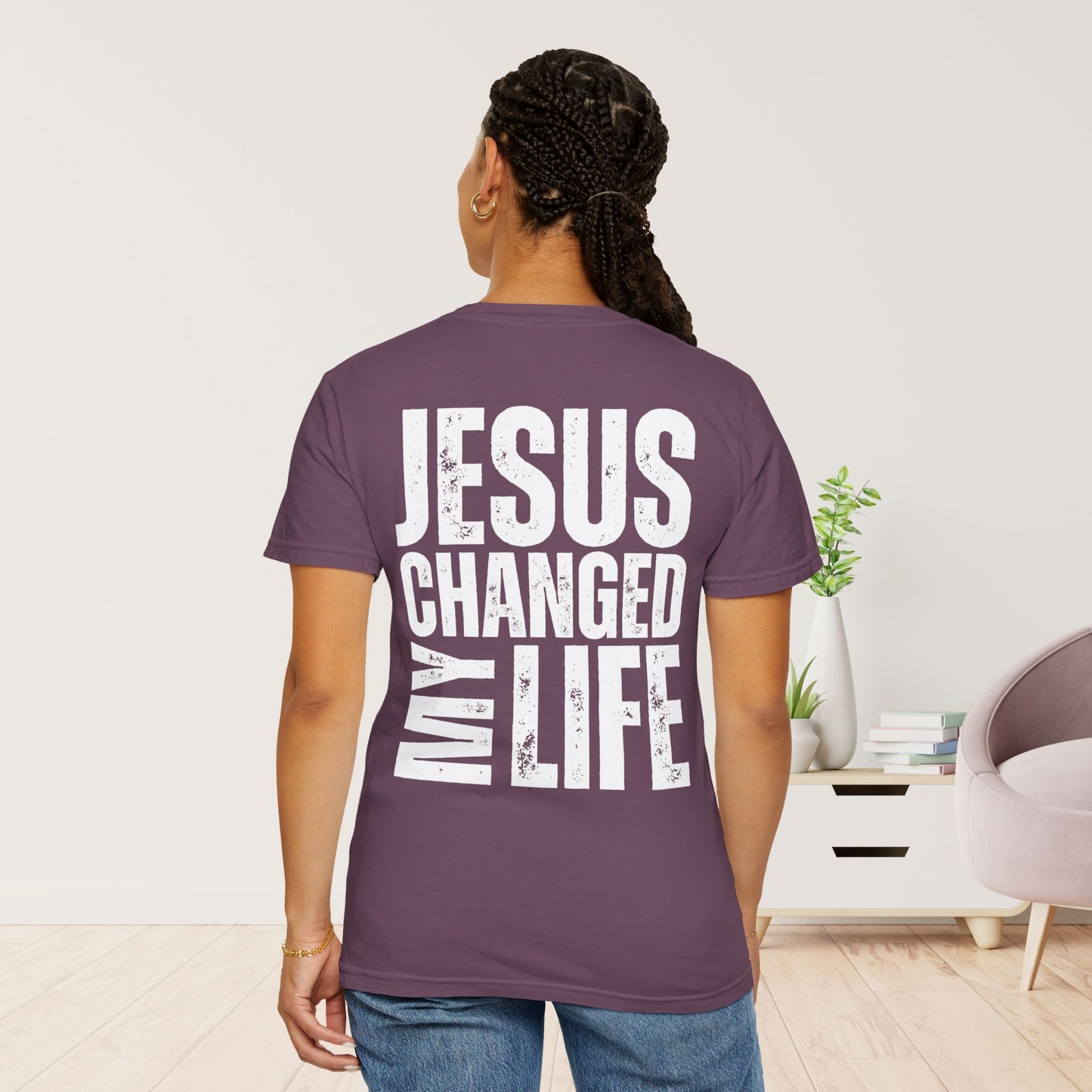 Comfort Colors Jesus Changed My Life Christian Shirt