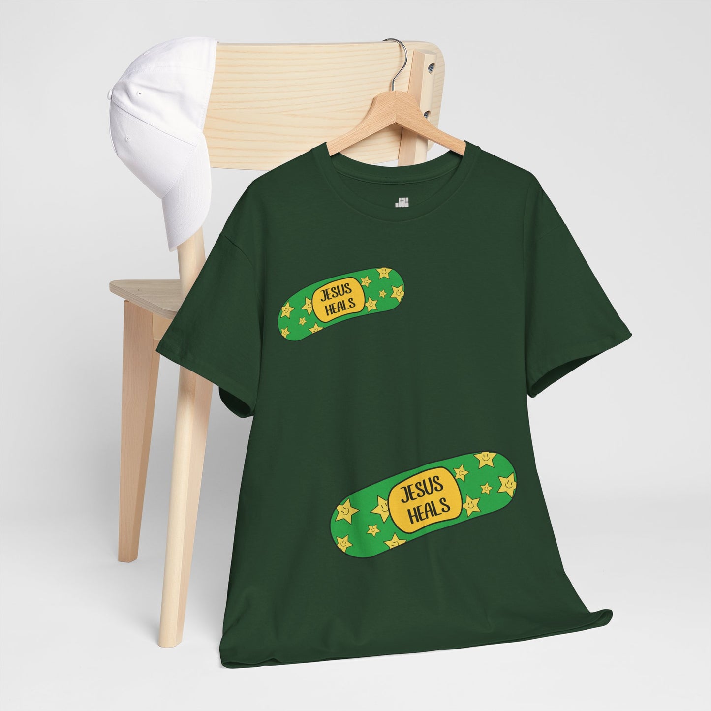 Jesus Heals Heavy Cotton Tee