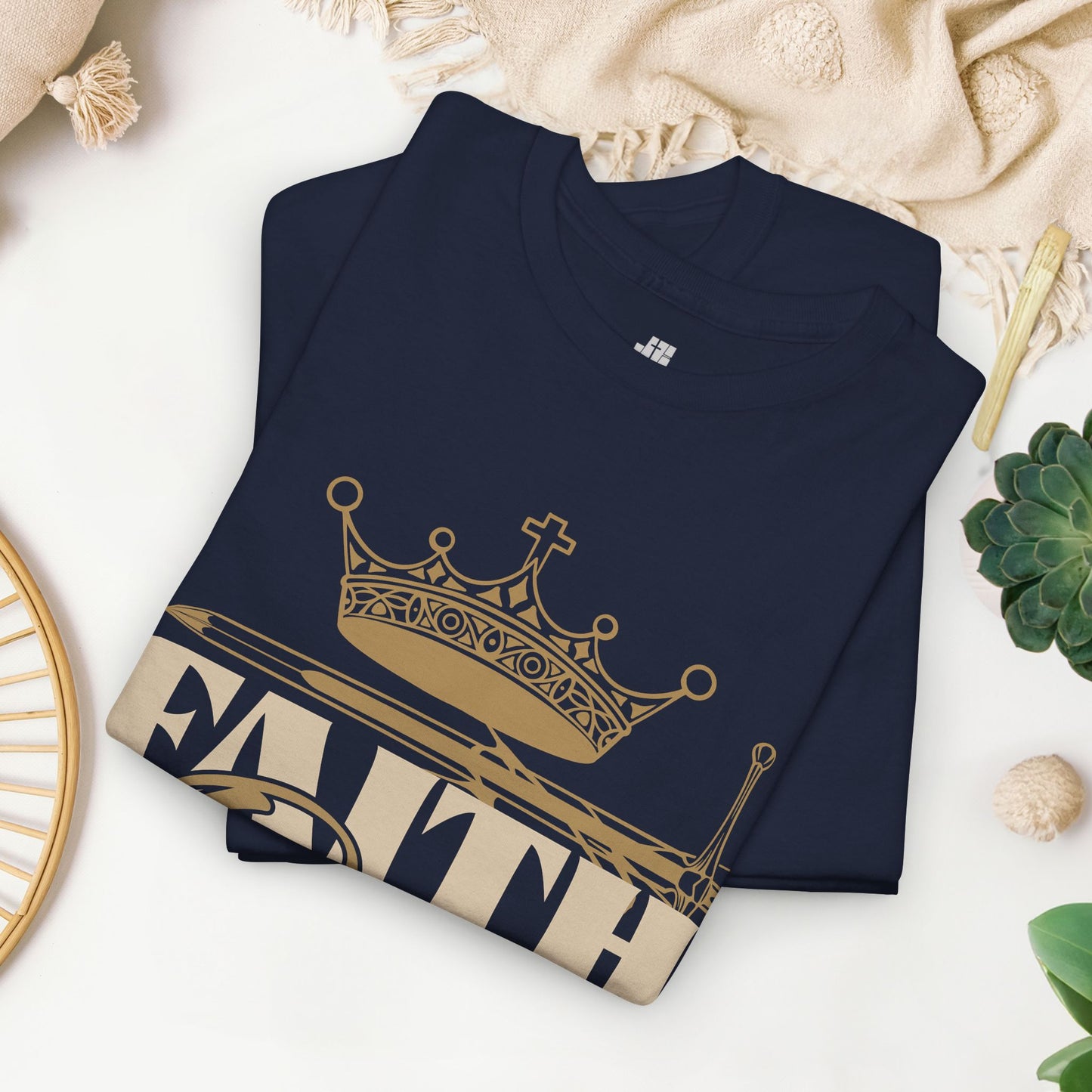 Faith Over Fear Heavy Cotton Tee
