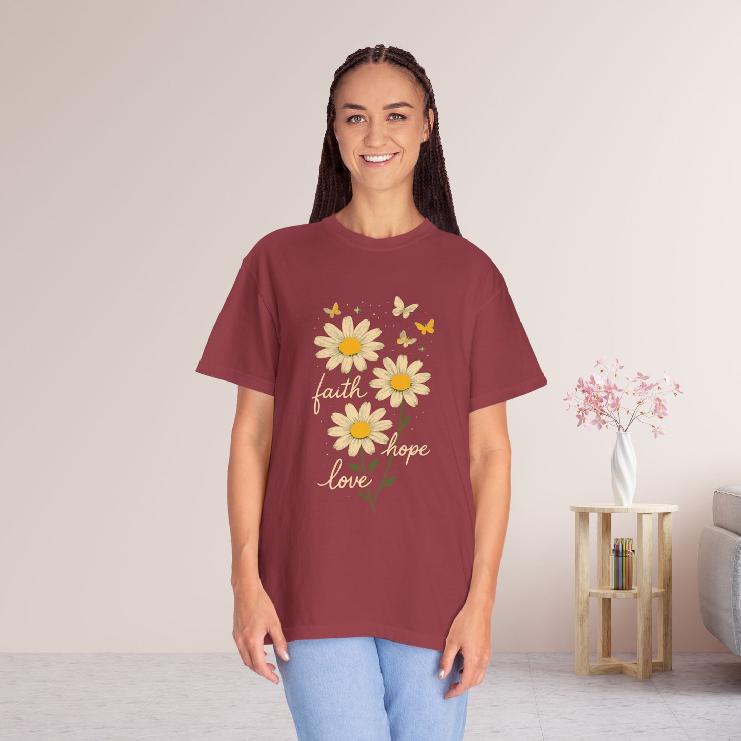 Faith Hope Love Comfort Colors Shirt