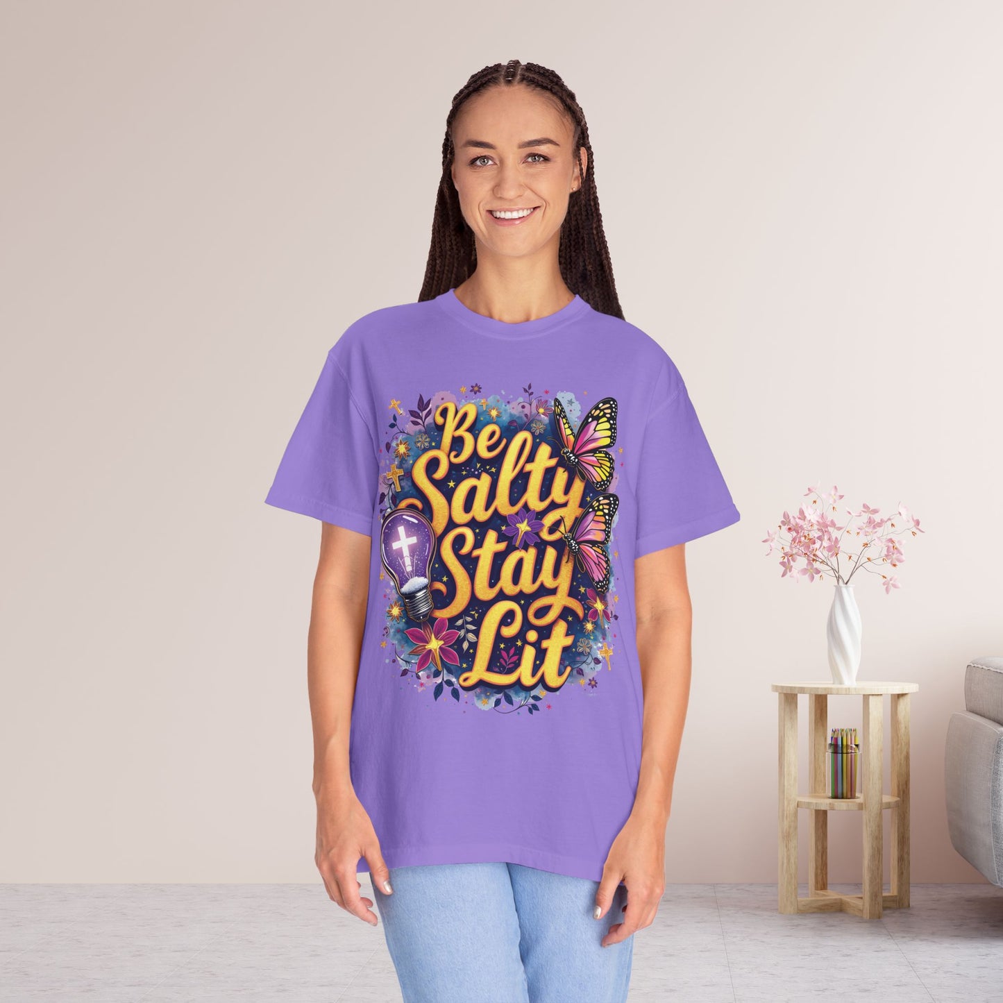 Be Salty Stay Lit Comfort Colors Shirt
