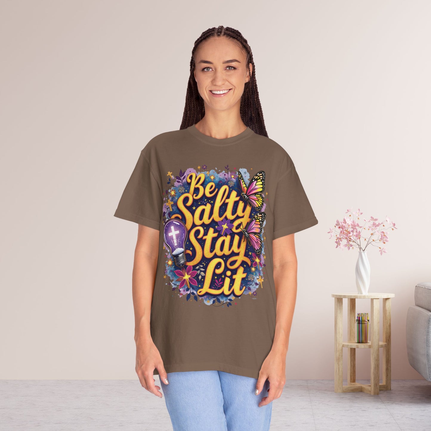 Be Salty Stay Lit Comfort Colors Shirt