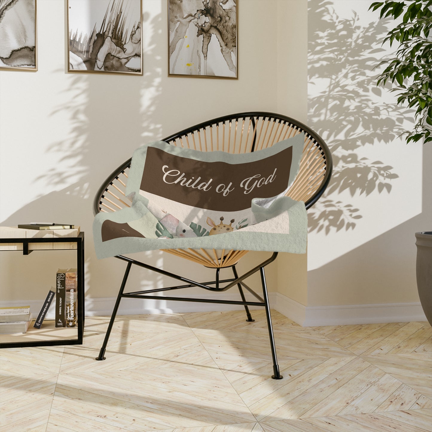 Personalized “Child of God” Christian Baby Blanket - Christian Nursery Blanket