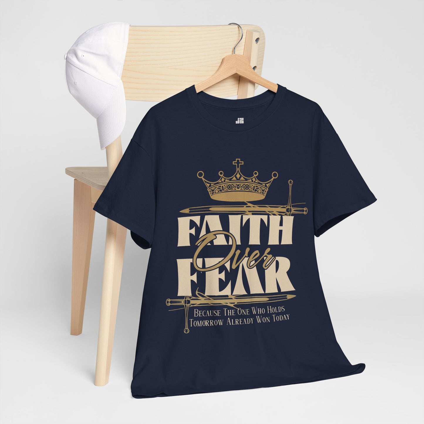 Faith Over Fear Heavy Cotton Tee