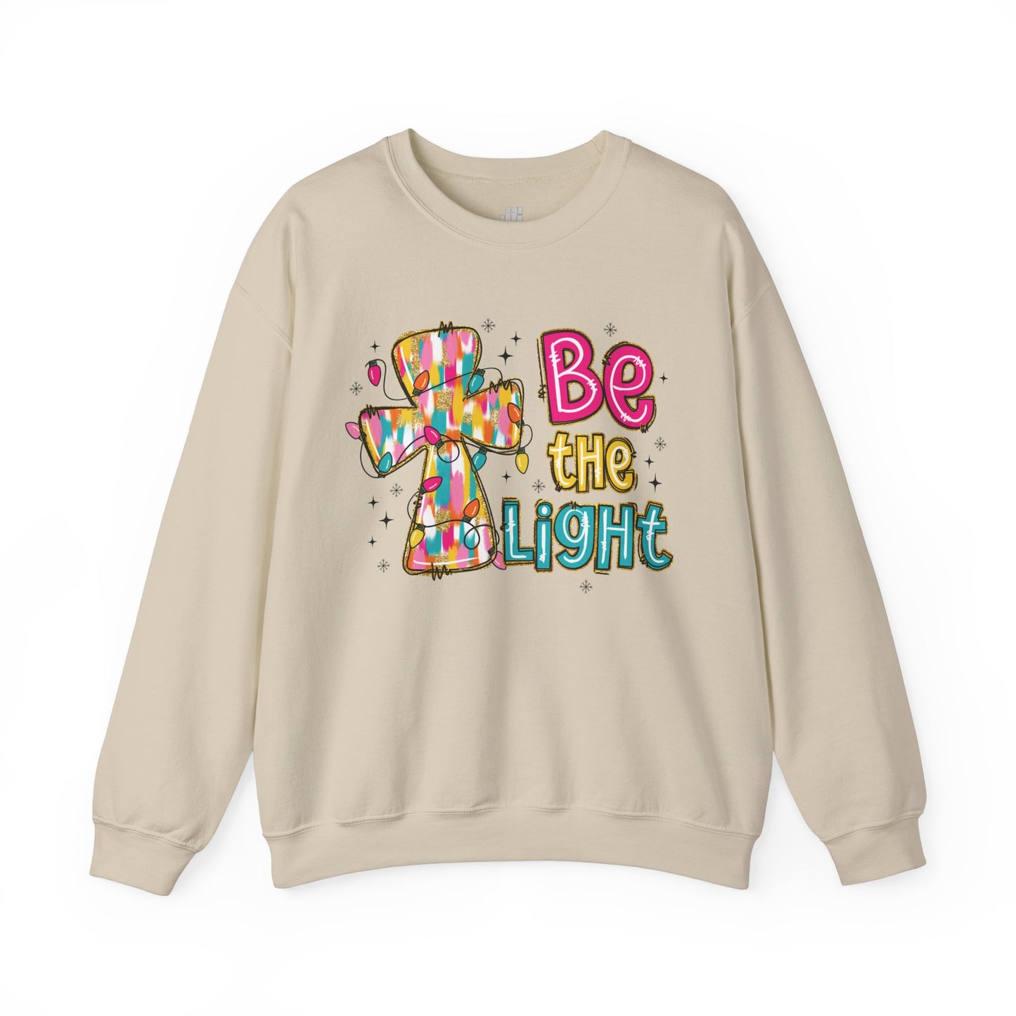 Be The Light Christian Sweatshirt - Christmas Pullover