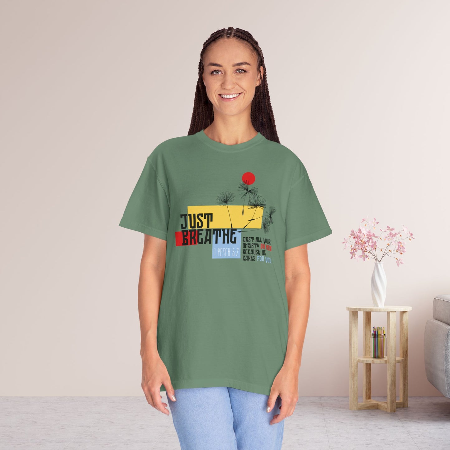 Just Breathe Comfort Colors Shirt