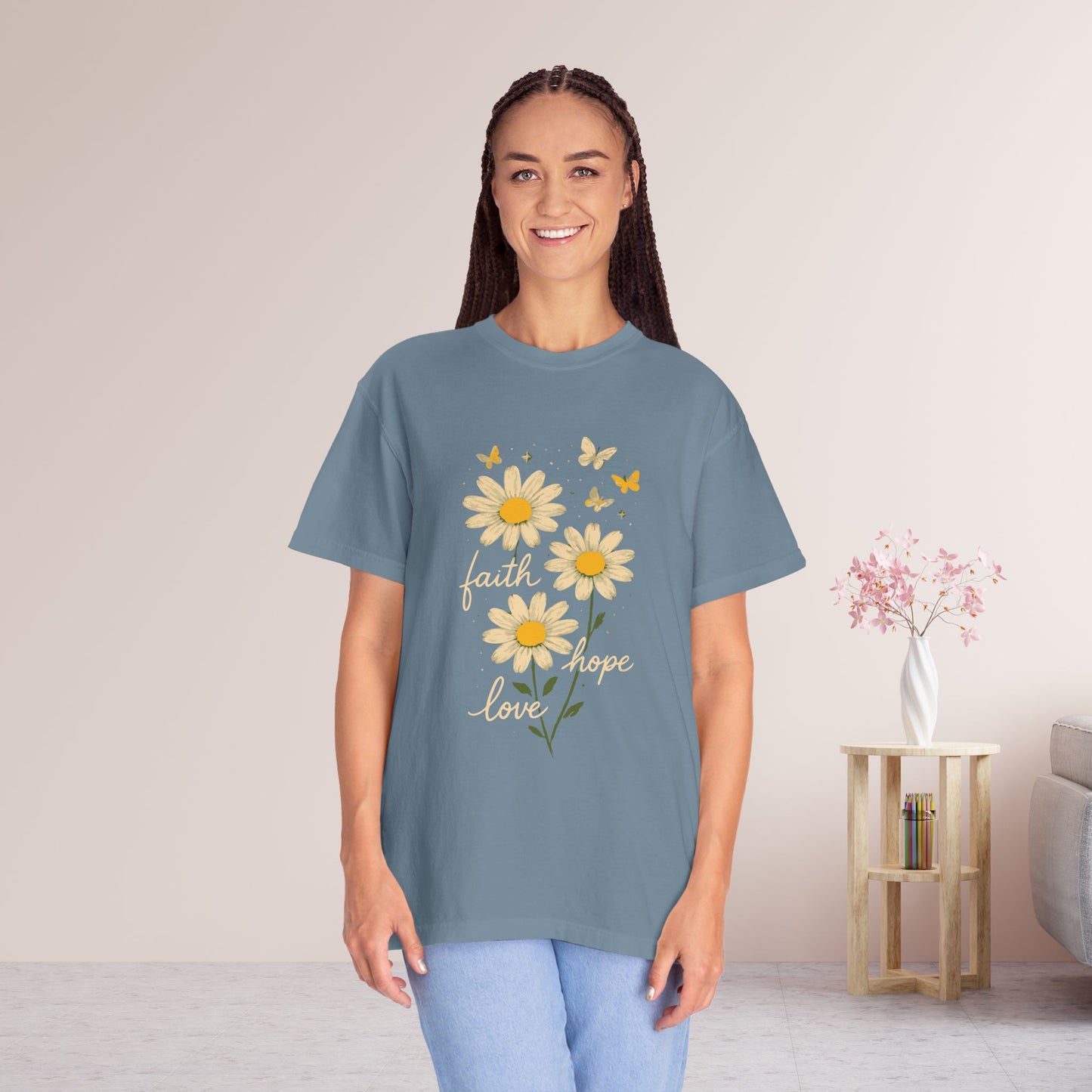 Faith Hope Love Comfort Colors Shirt