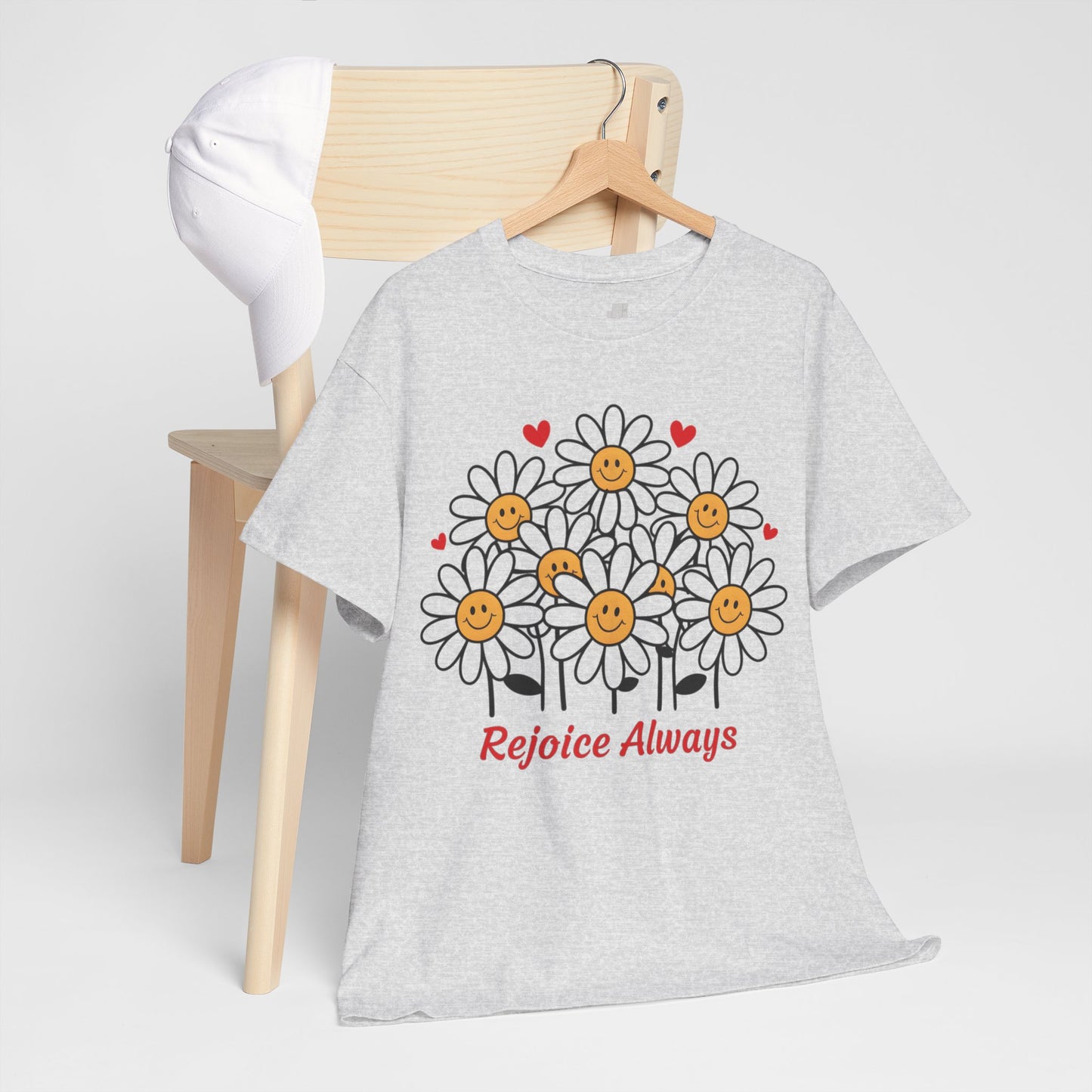Rejoice Always Heavy Cotton Tee
