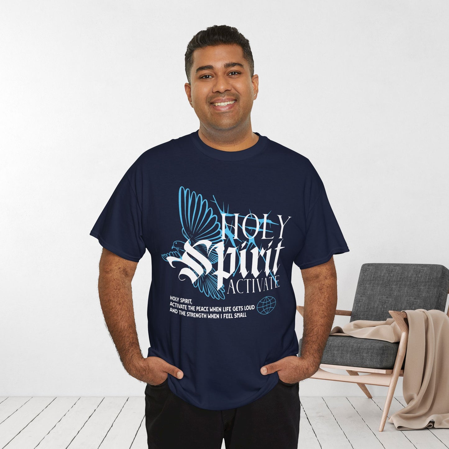 Holy Spirit Activate Heavy Cotton Tee