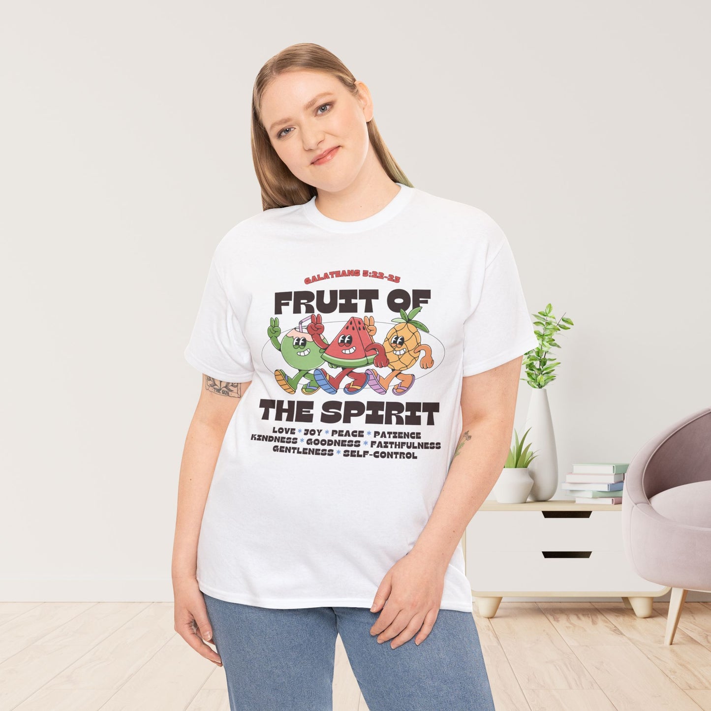 Fruit of The Spirit Heavy Cotton Tee