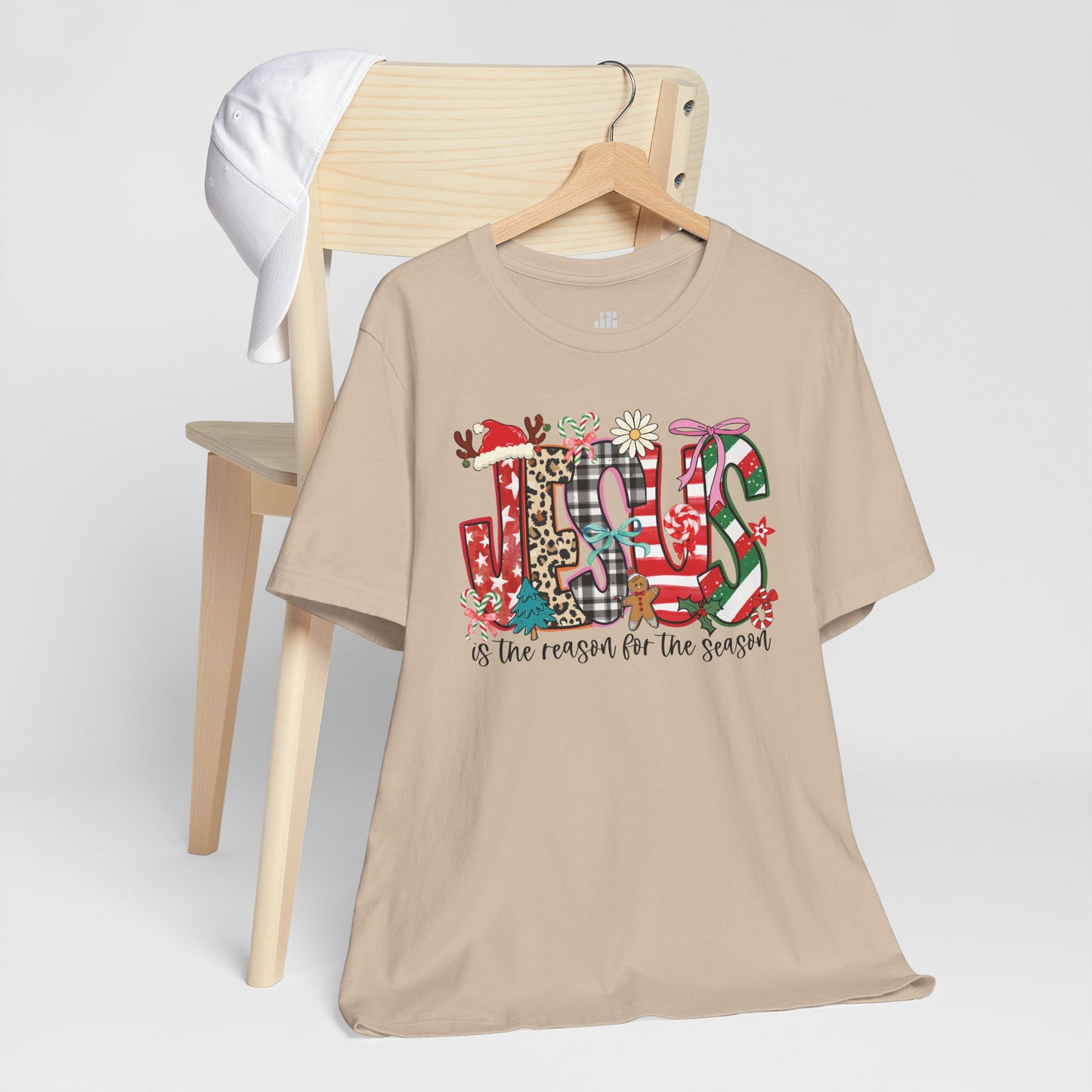 Jesus Is The Reason For The Season Soft Cotton Tee - Christian Christmas Shirt