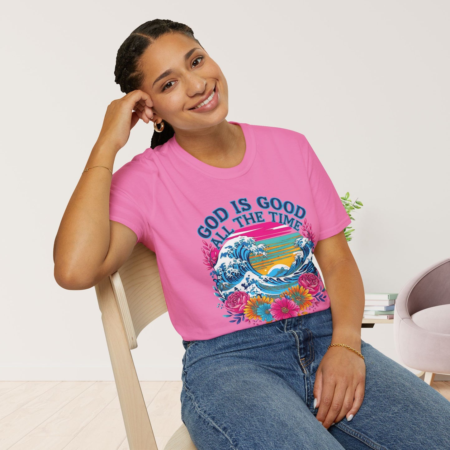 God is Good All The Time Softstyle T-shirt