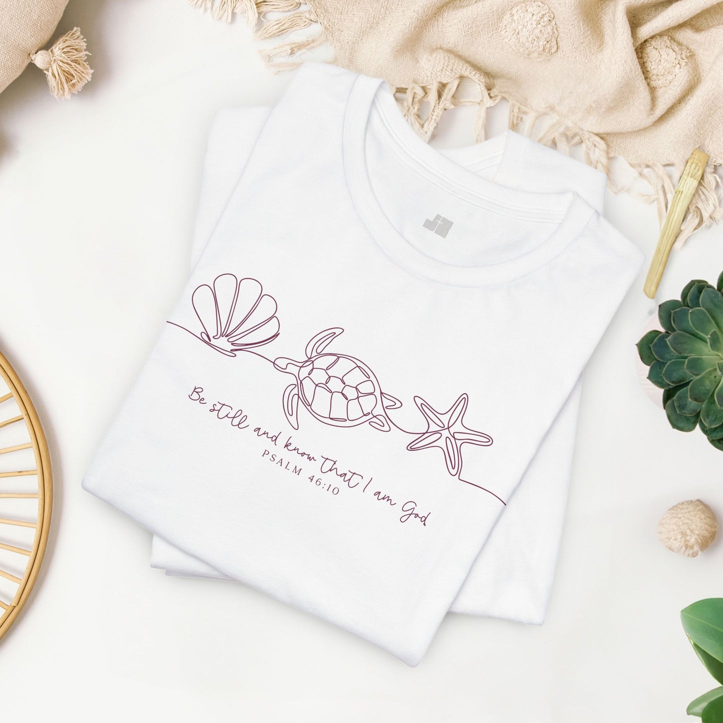 Be Still and Know That I Am God Soft Cotton Tee