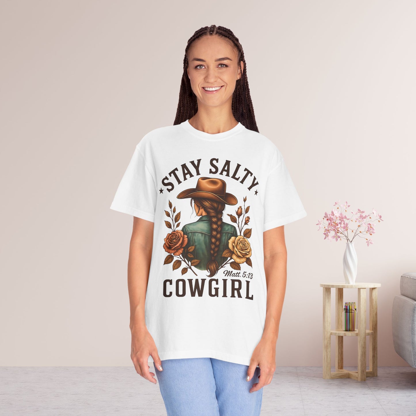 Stay Salty Cowgirl Comfort Colors Shirt