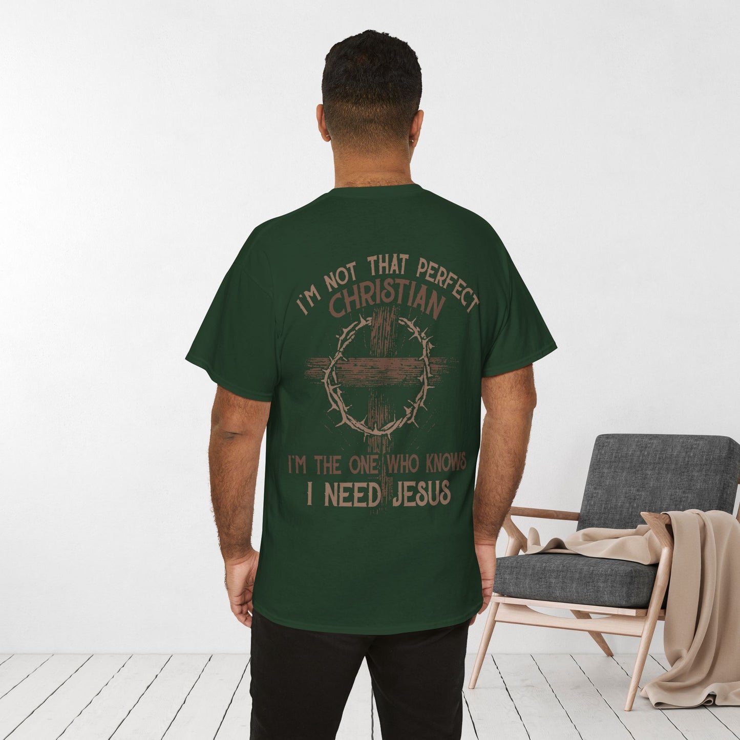 I'm Not The Perfect Christian Heavy Cotton Tee