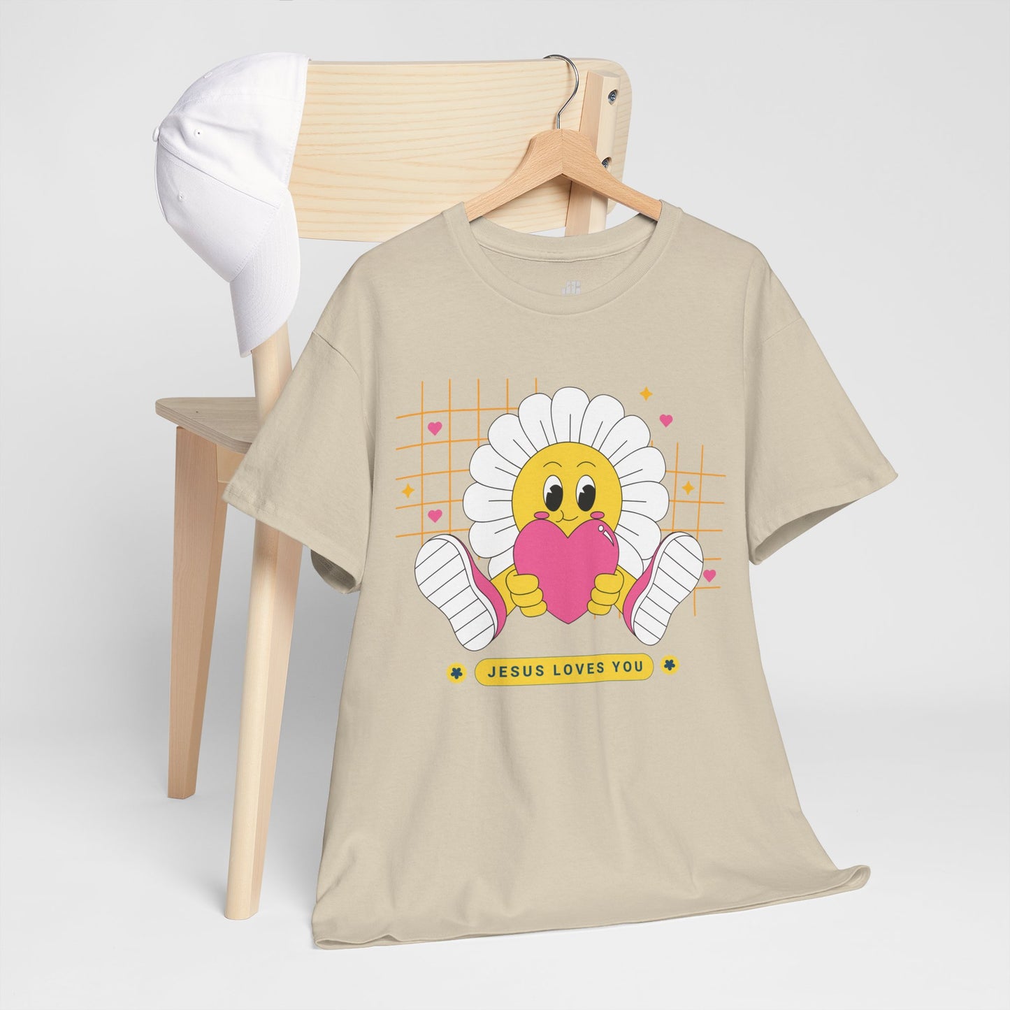 Jesus Loves You Heavy Cotton Tee