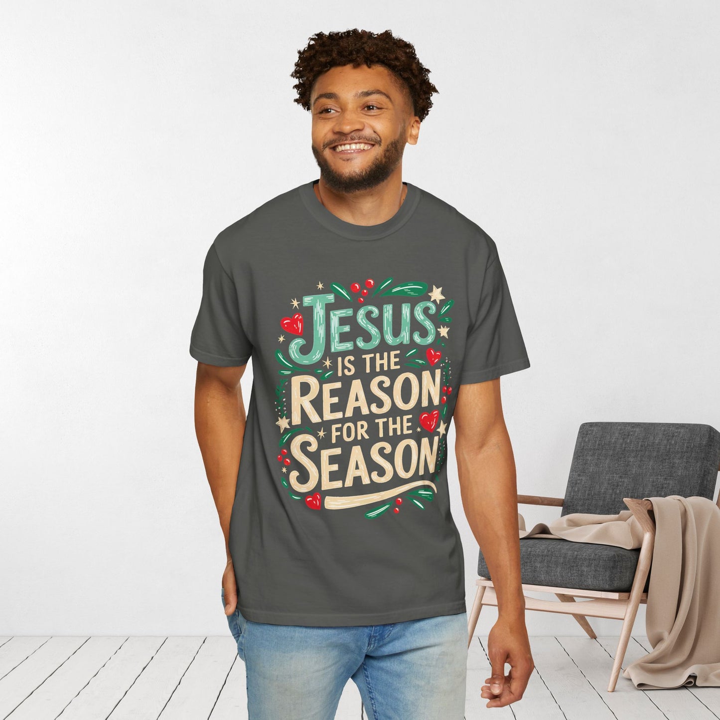 Jesus Is The Reason For The Season Comfort Colors Shirt