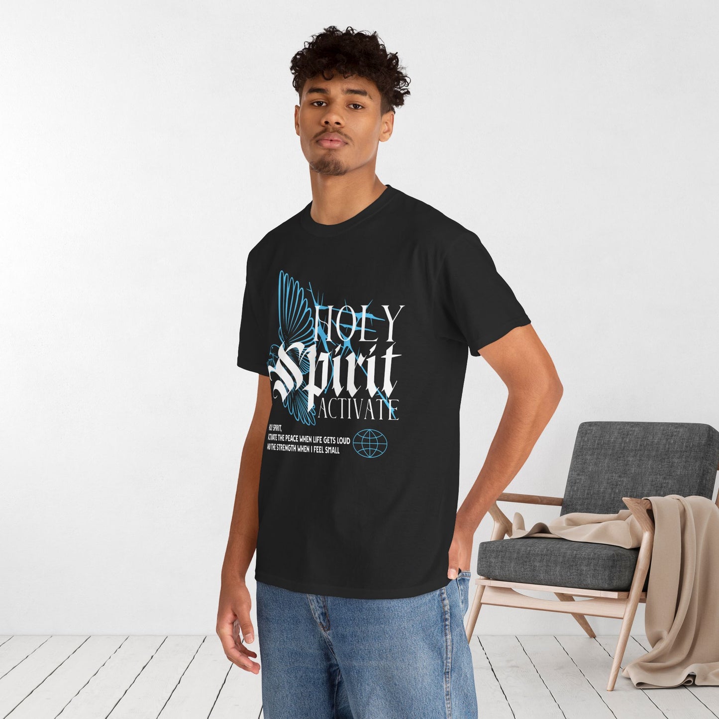 Holy Spirit Activate Heavy Cotton Tee