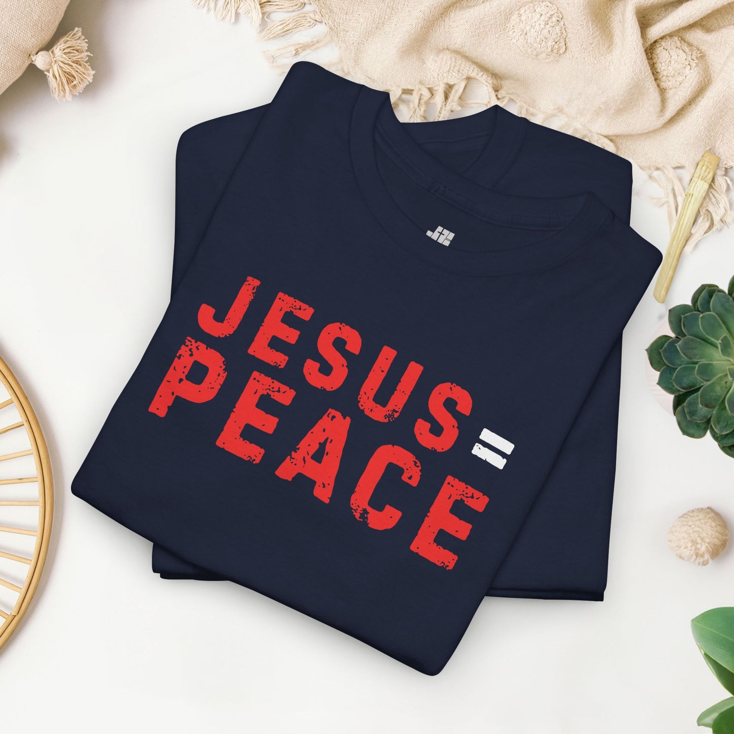 Jesus is Peace Heavy Cotton Tee