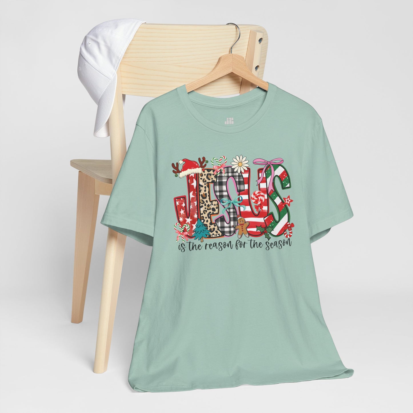 Jesus Is The Reason For The Season Soft Cotton Tee - Christian Christmas Shirt