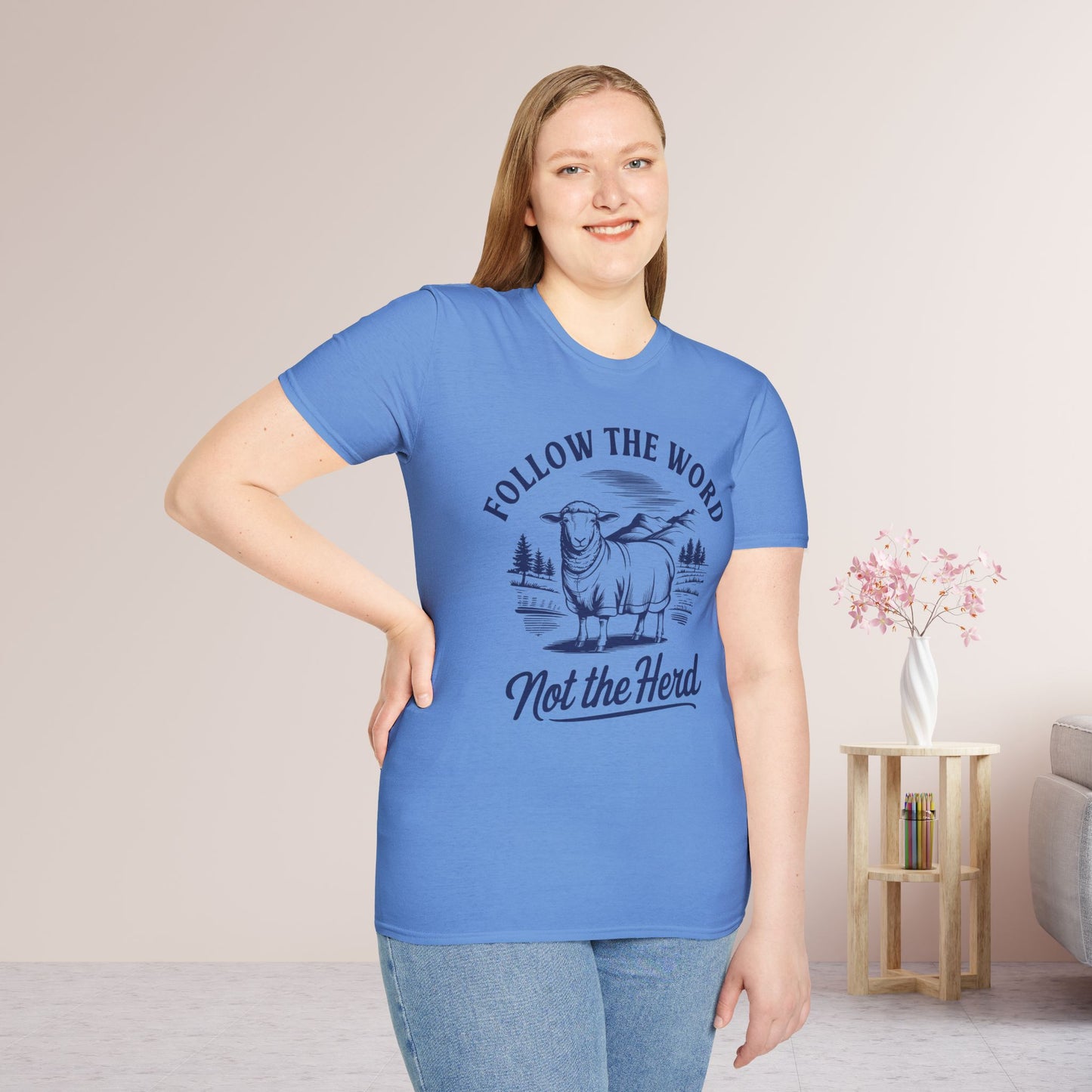 Follow the Word Not The Herd Softstyle T-shirt