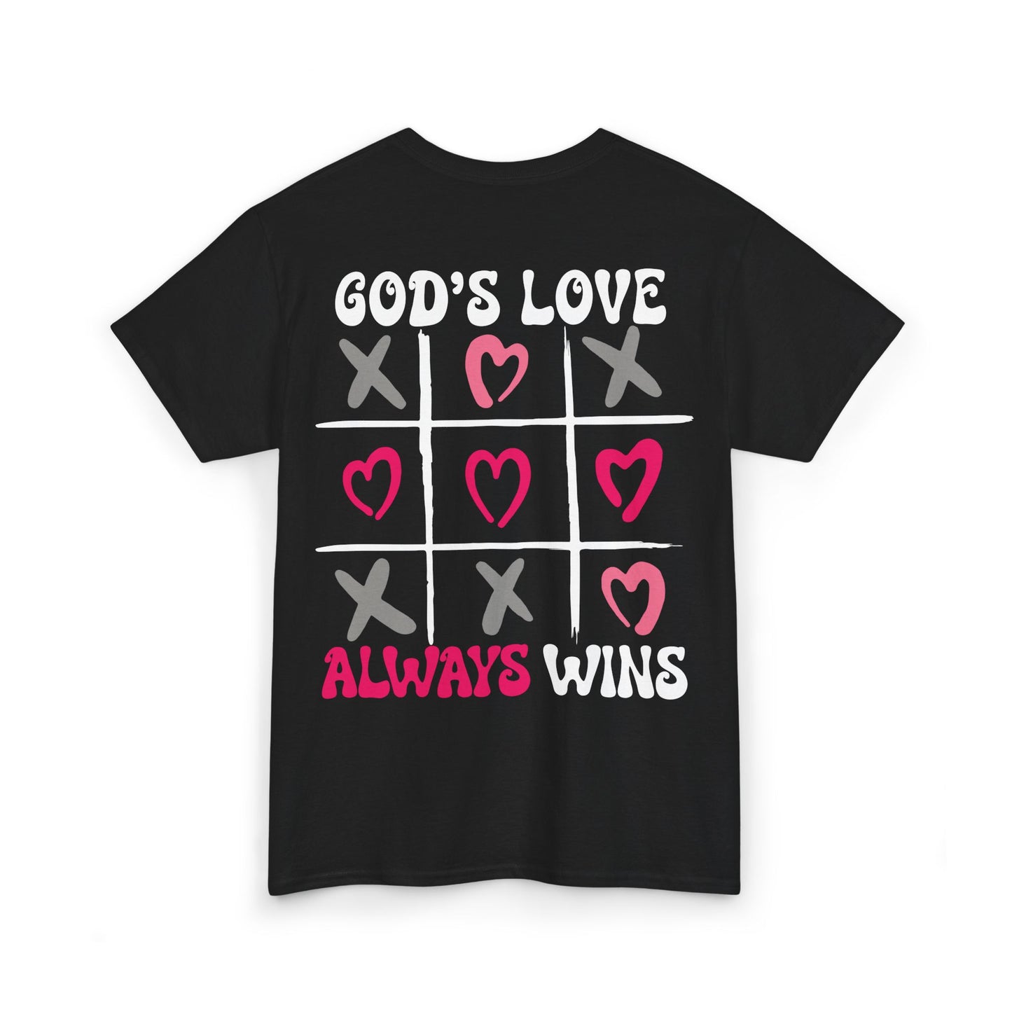 God's Love Always Wins Heavy Cotton Tee