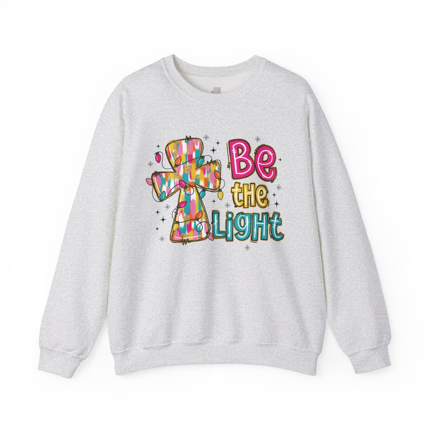 Be The Light Christian Sweatshirt - Christmas Pullover