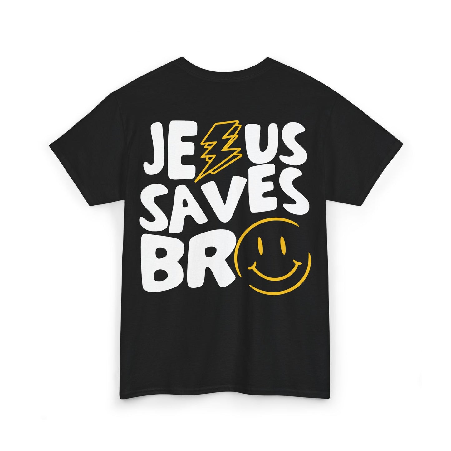 Jesus Saves Bro Heavy Cotton Tee