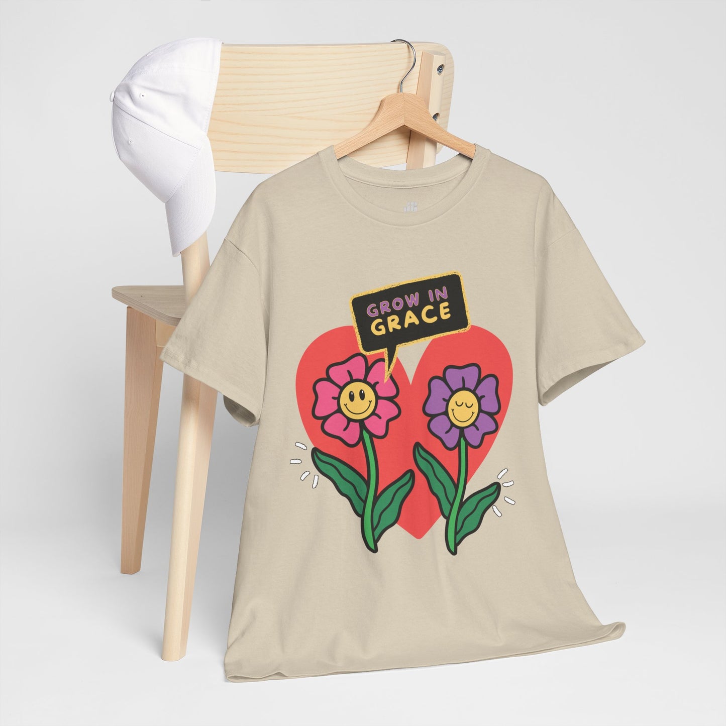 Grow In Grace Heavy Cotton Tee