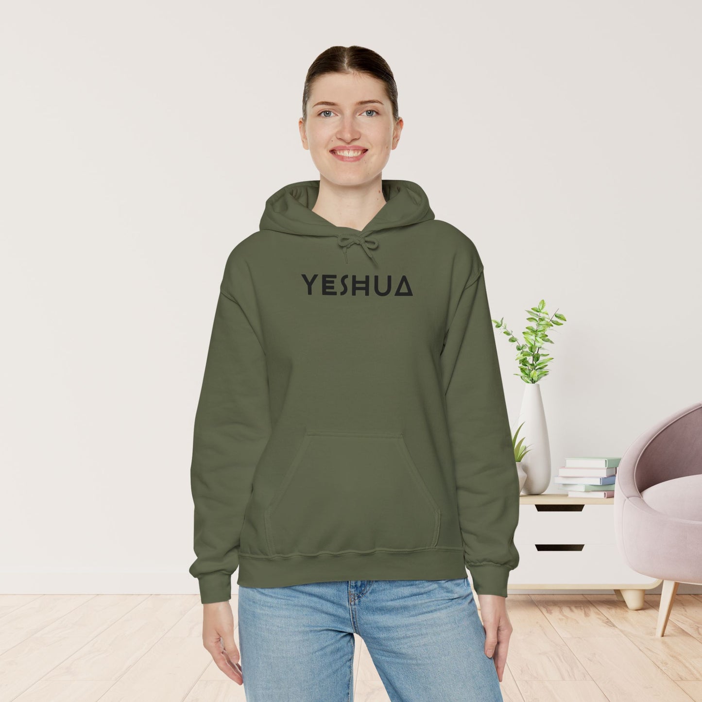 YESHUA Hoodie - Minimalist Christian Hoodie