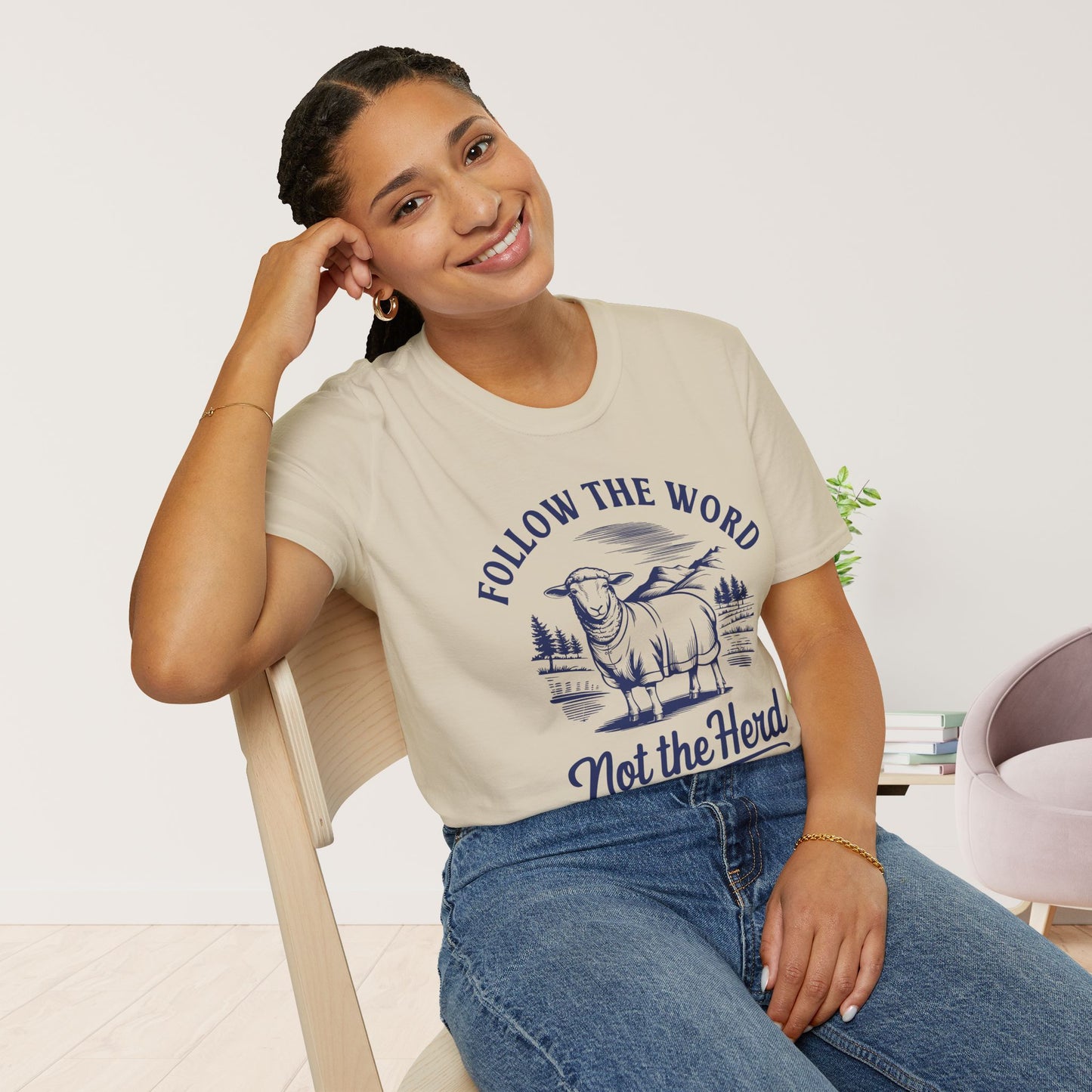 Follow the Word Not The Herd Softstyle T-shirt