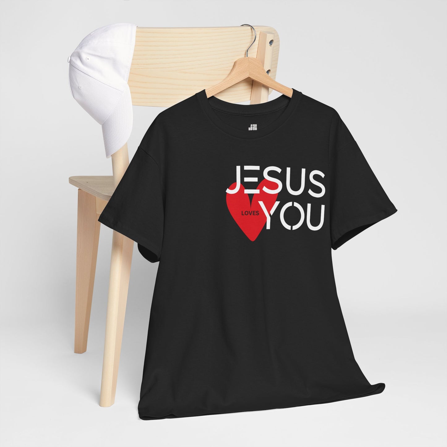 Jesus Loves You Heavy Cotton Tee