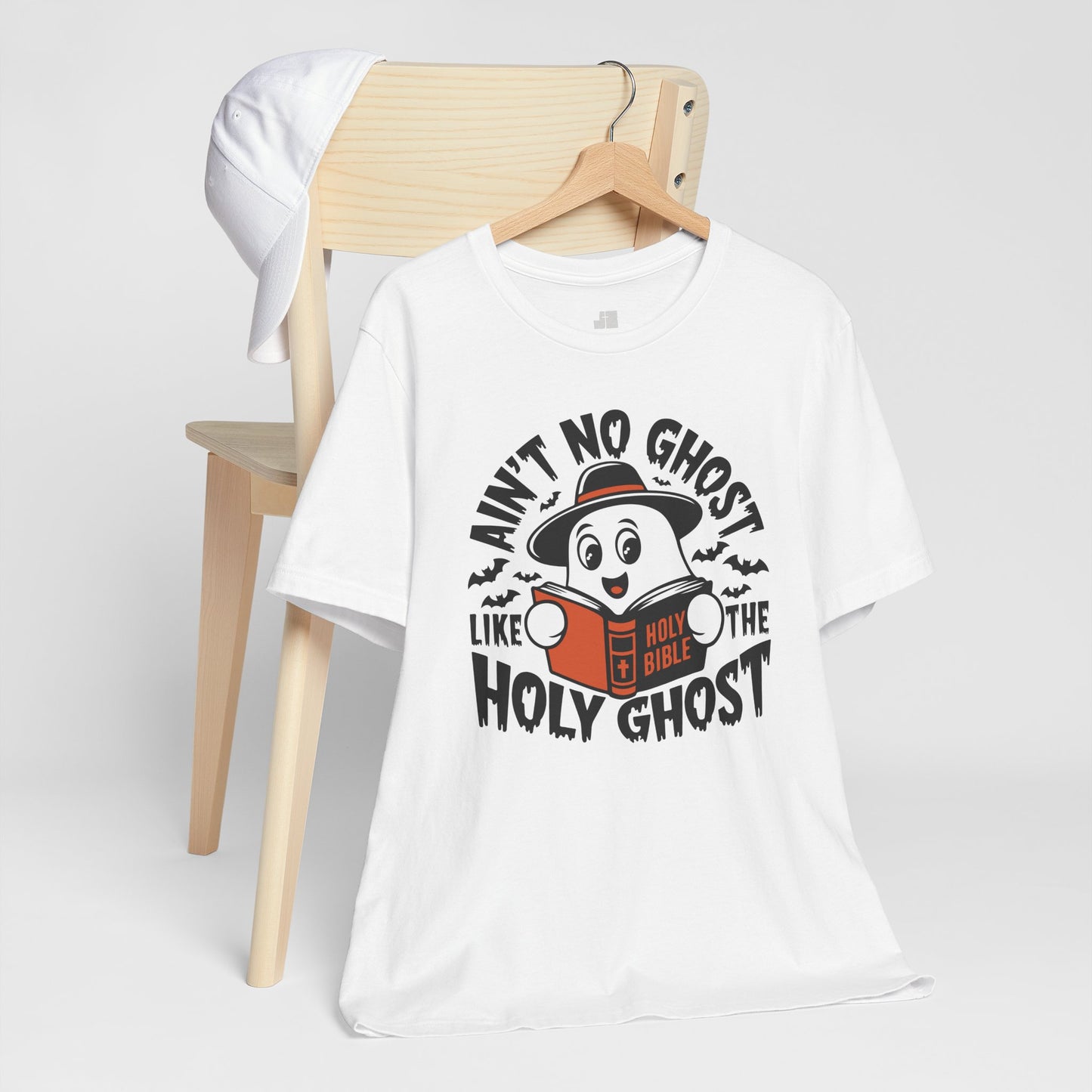 Ain't No Ghost Like The Holy Ghost Soft Cotton Tee - Christian Shirt