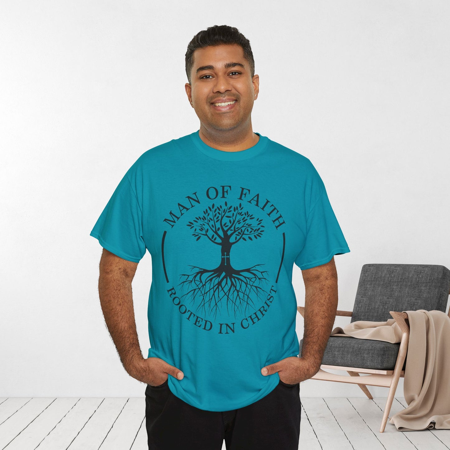 Man of Faith Heavy Cotton Tee