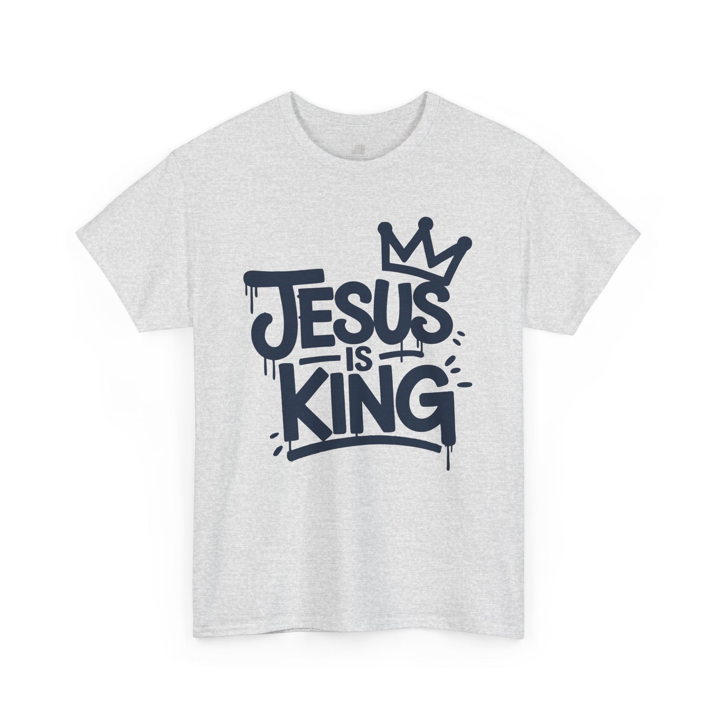 Jesus is King Heavy Cotton Tee