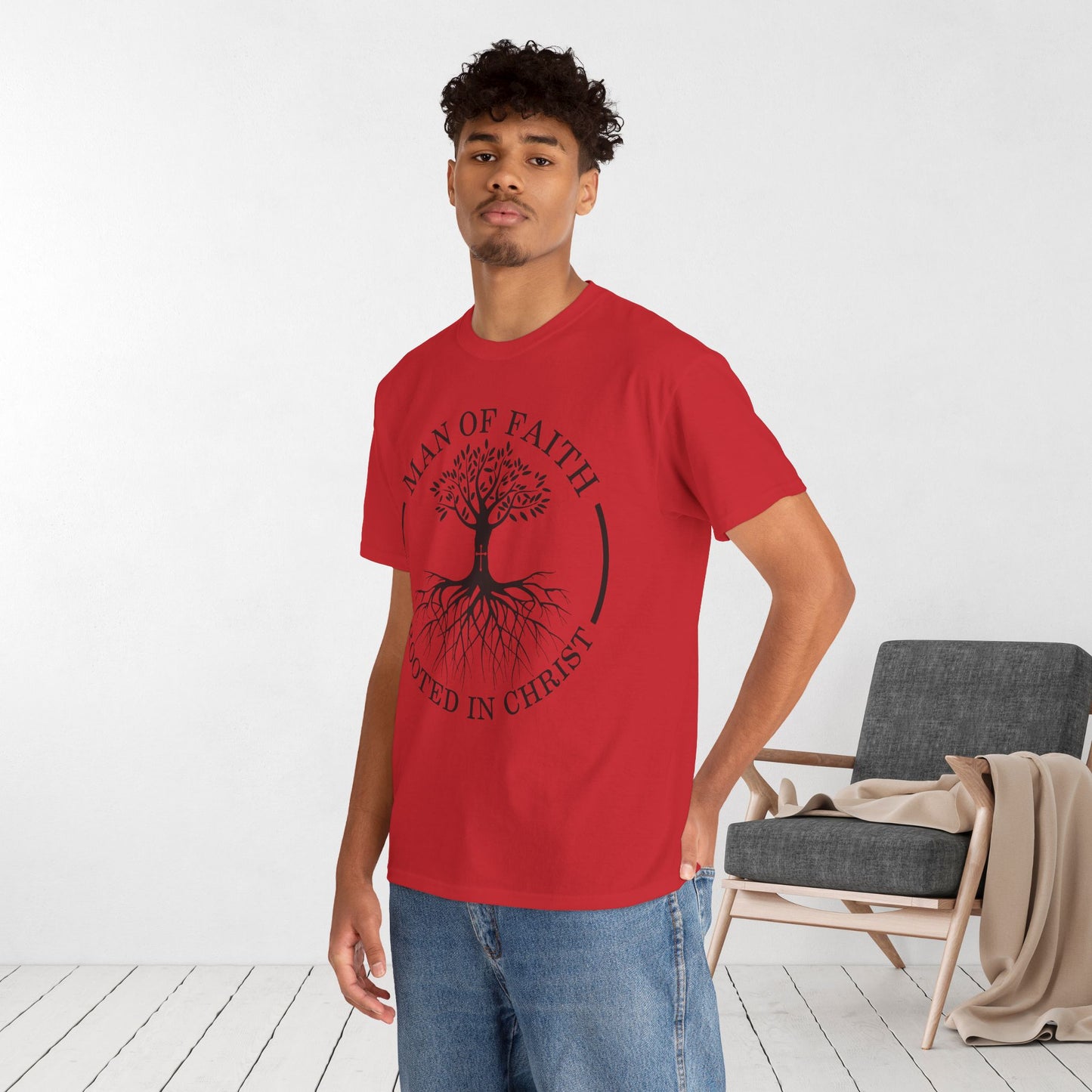 Man of Faith Heavy Cotton Tee