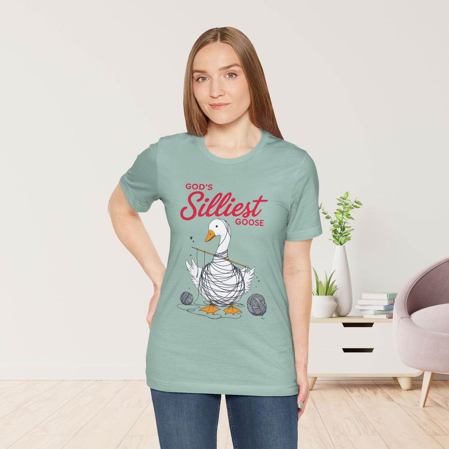 God's Silliest Goose Soft Cotton Tee - Christian Shirt