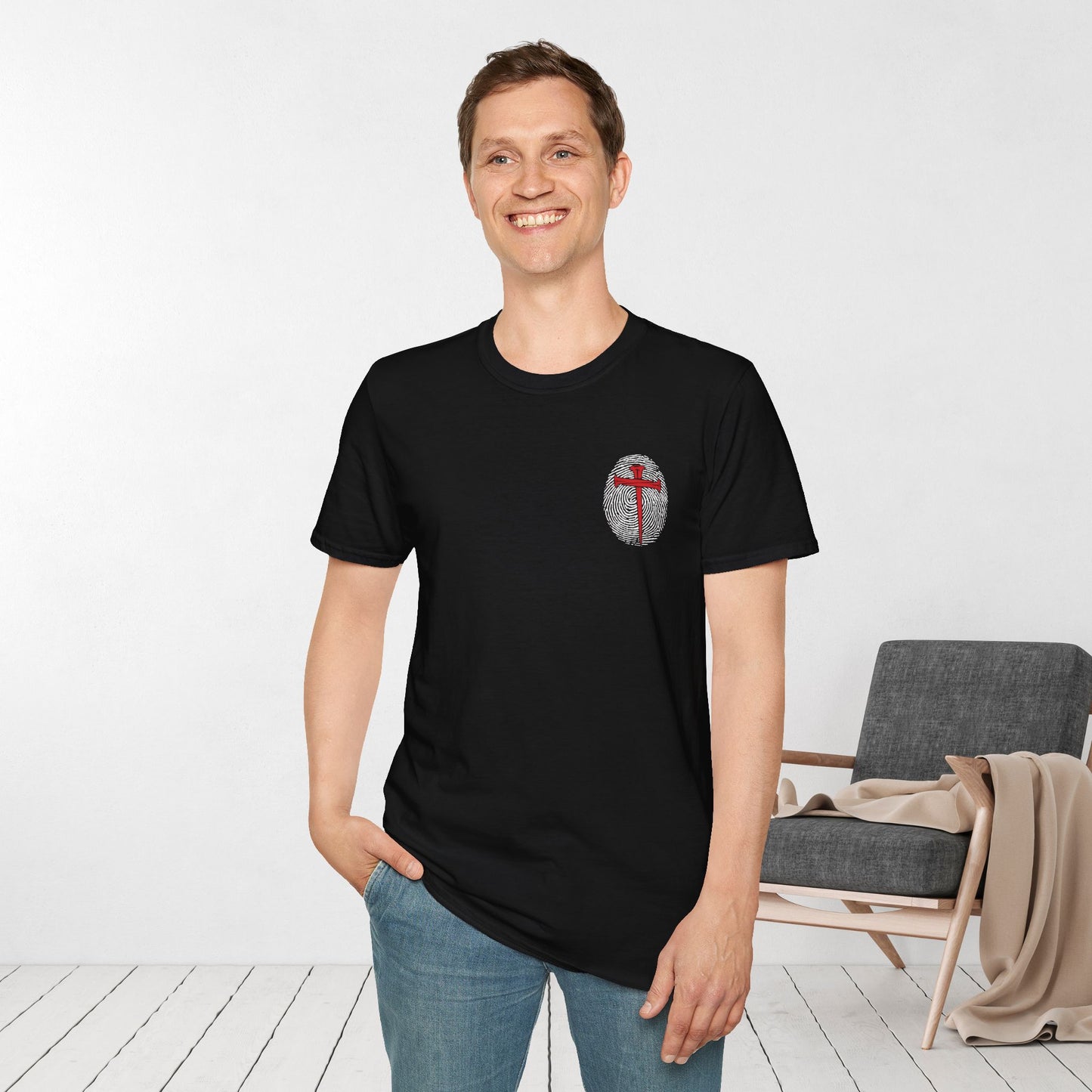 You Are Complete in Christ Softstyle T-shirt - 1 Corinthians 1:30