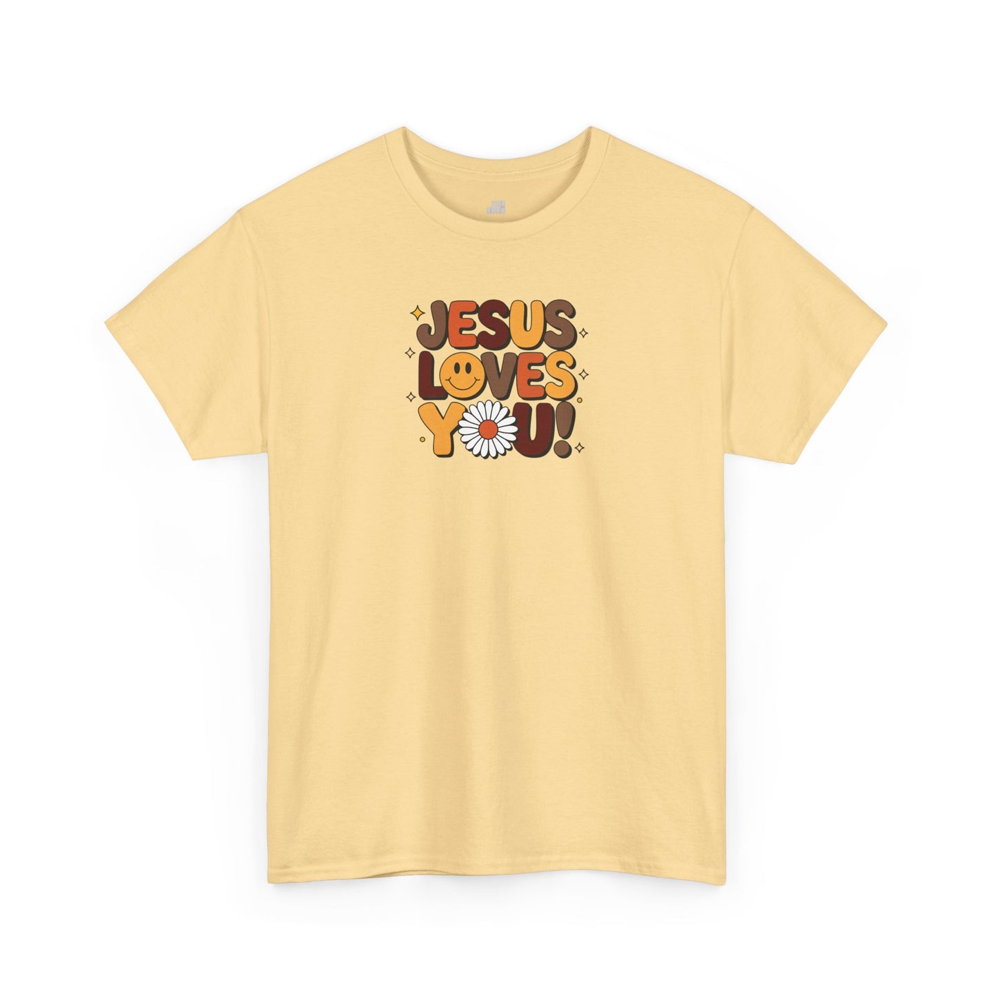 Jesus Loves You Heavy Cotton Tee