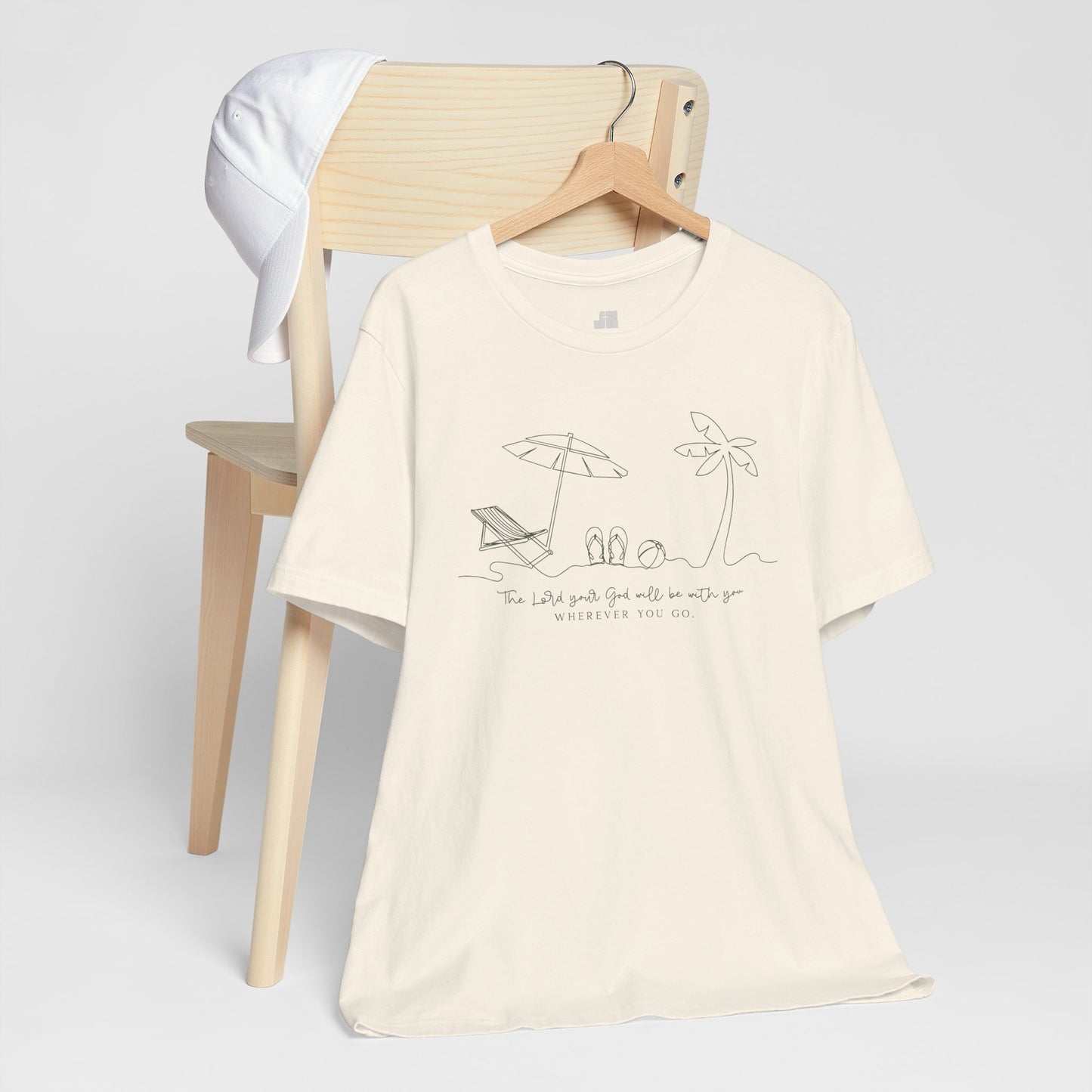 The Lord Your God Will Be With You Wherever You Go Soft Cotton Tee