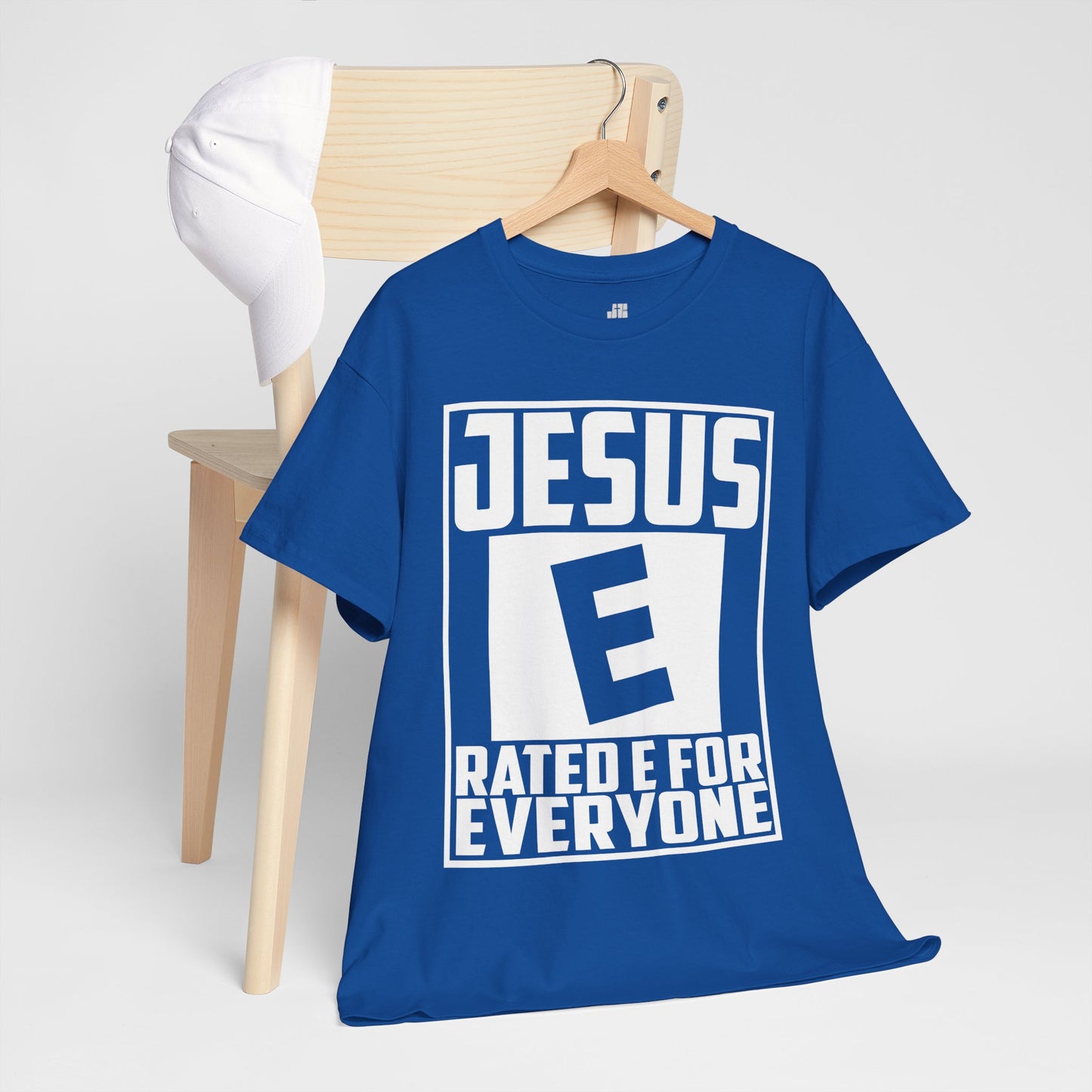 Jesus Rated E for Everyone Heavy Cotton Tee