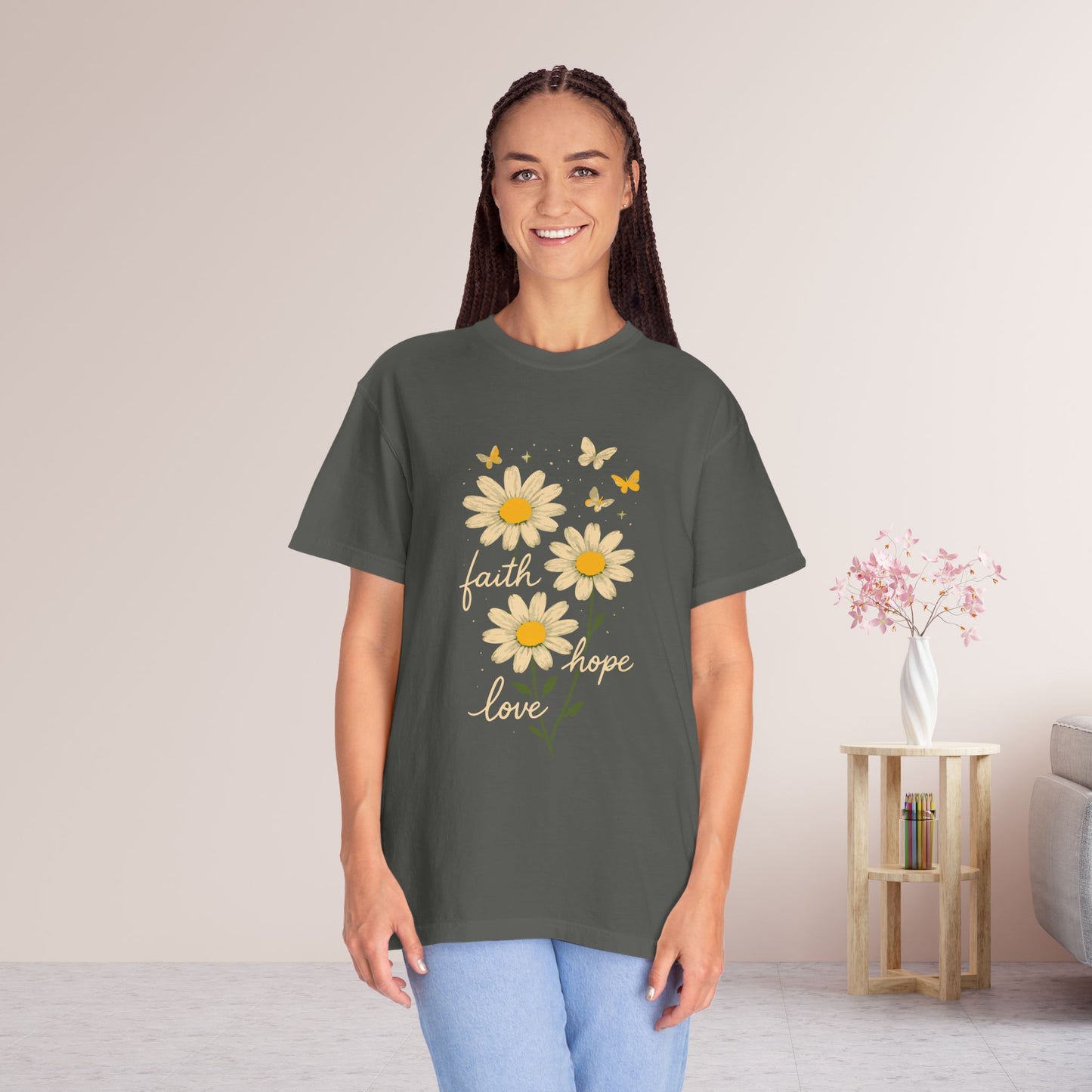 Faith Hope Love Comfort Colors Shirt