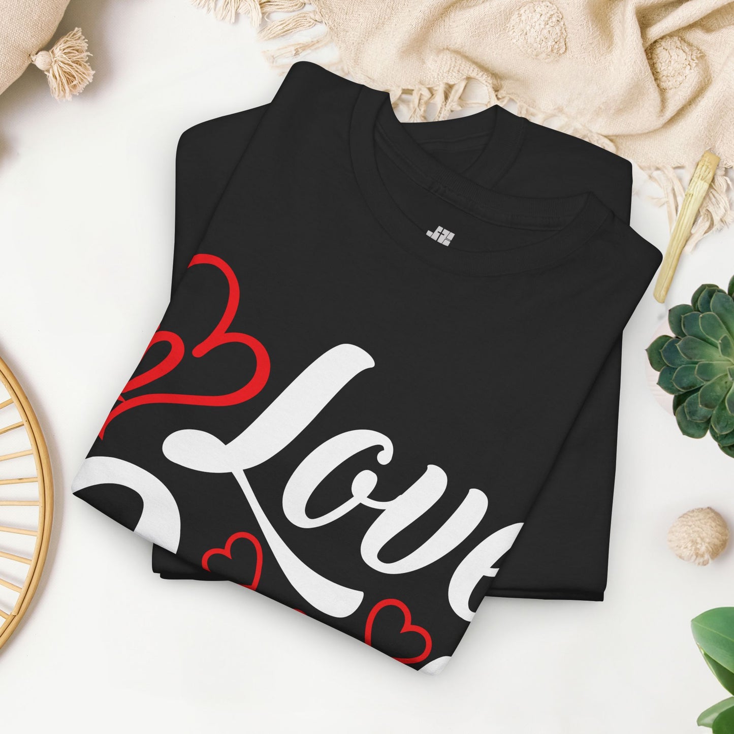 Love God. Love People. Heavy Cotton Tee