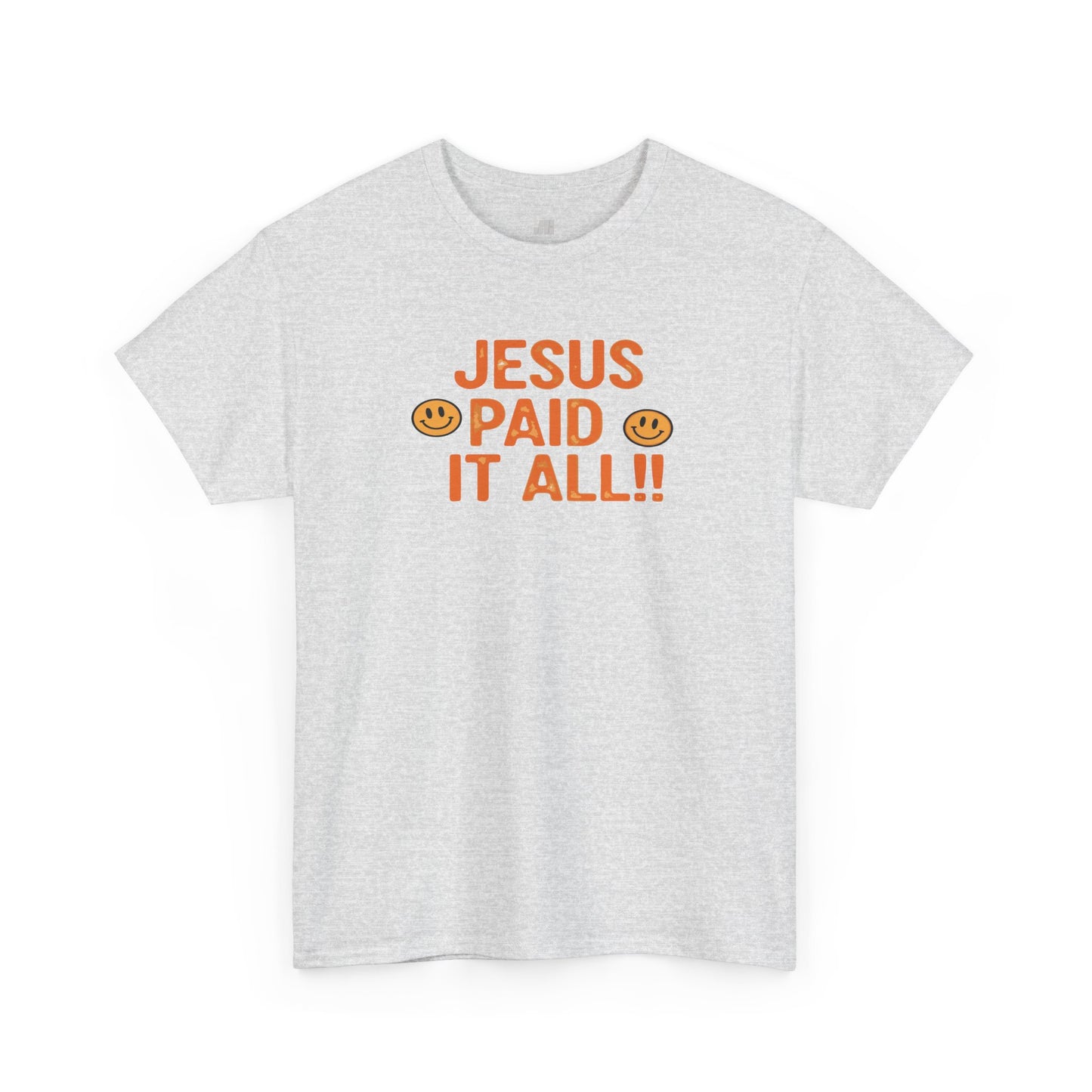 Jesus Paid It All Heavy Cotton Tee