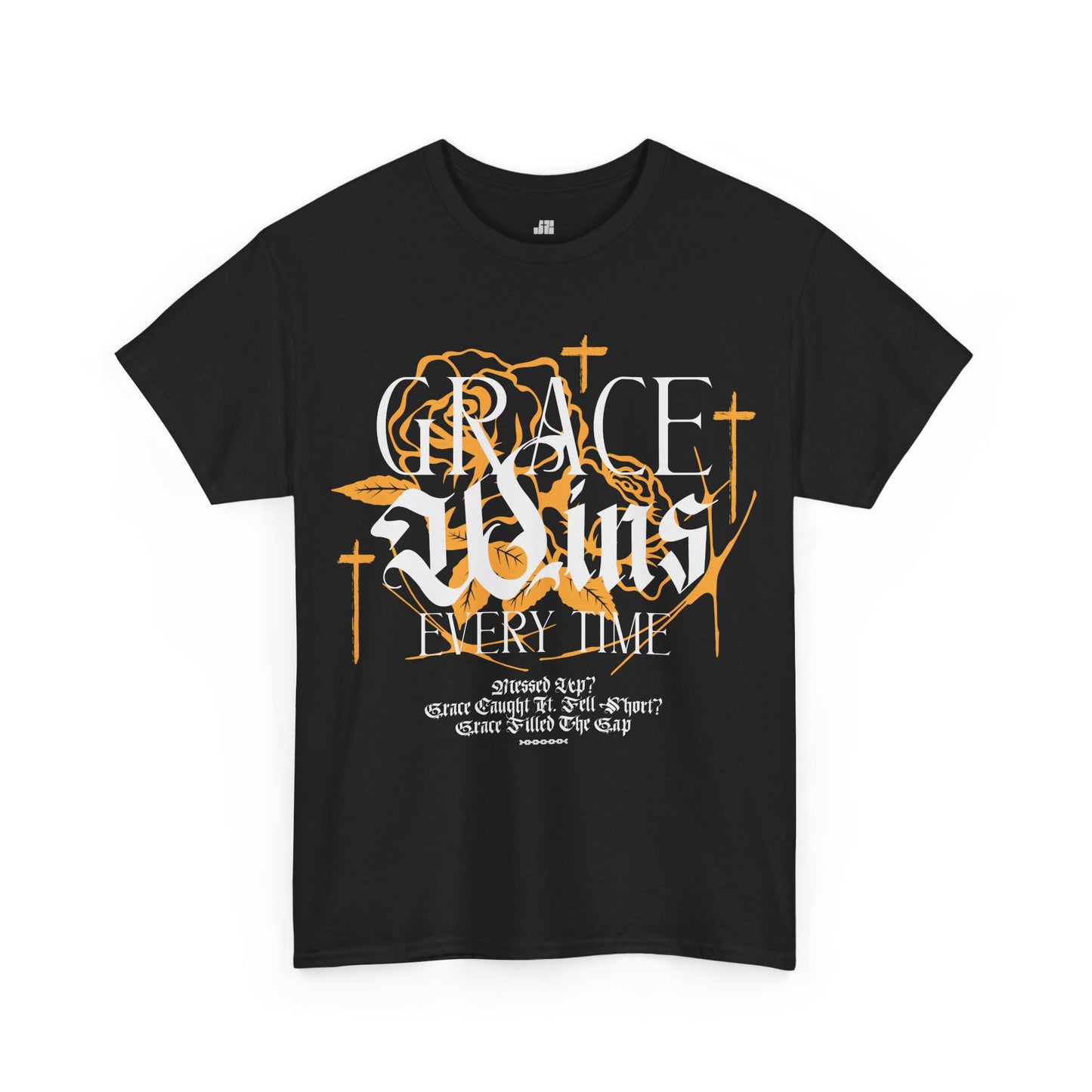 Grace Wins Every Time Heavy Cotton Tee