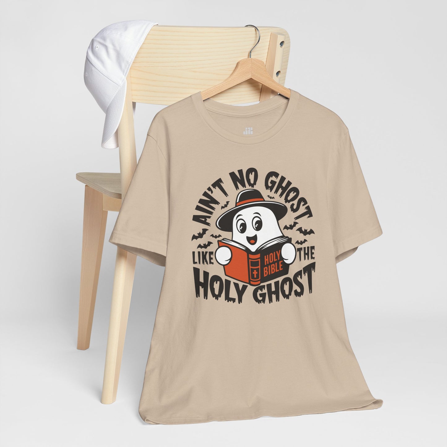 Ain't No Ghost Like The Holy Ghost Soft Cotton Tee - Christian Shirt