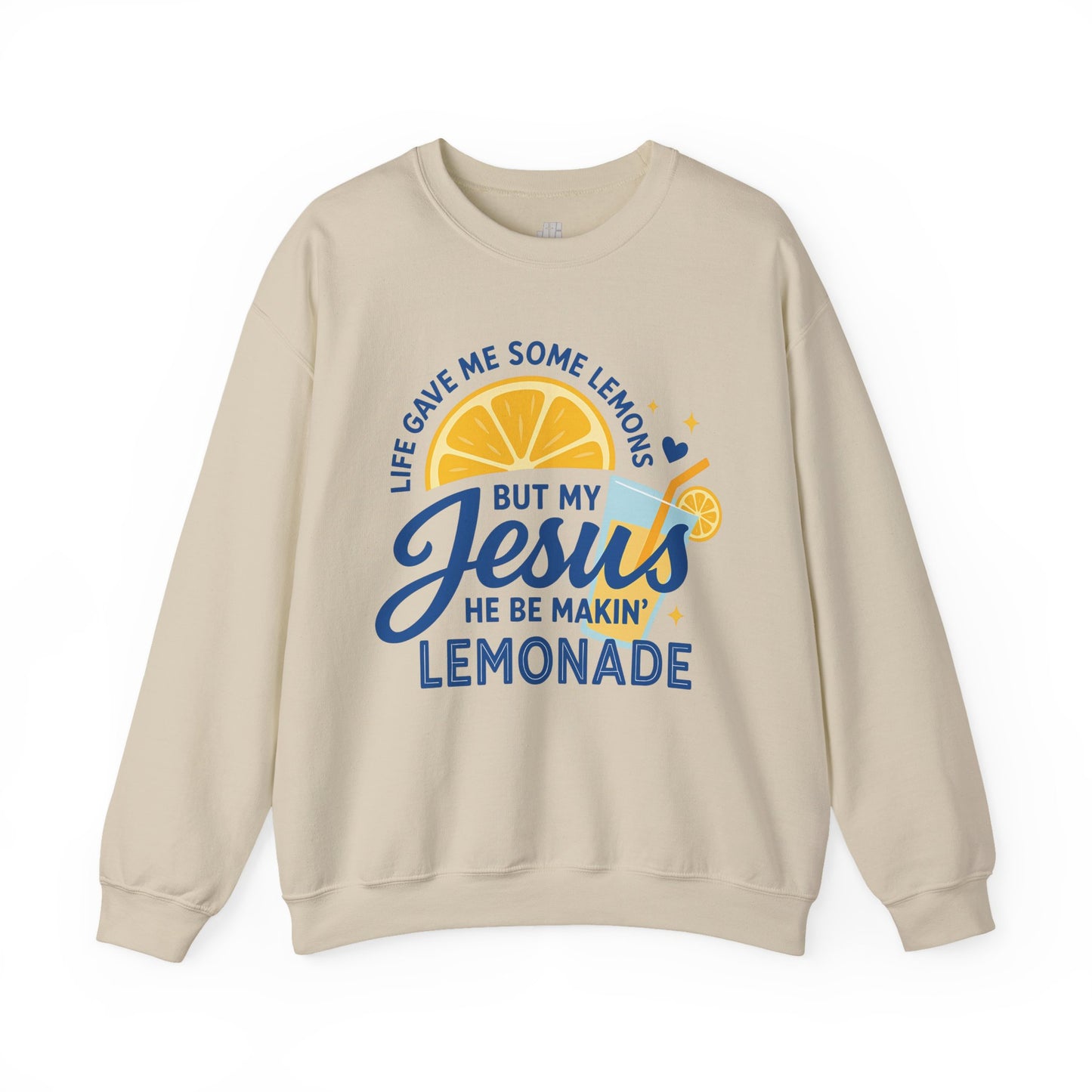 Life Gave Me Lemons But My Jesus Makes Lemonade Sweatshirt - Christian Pullover